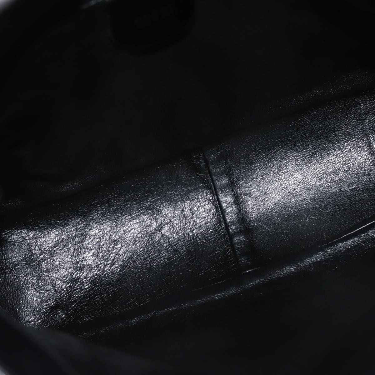 GUCCI Hand Bag Enamel Black 001 1638 2615 75960