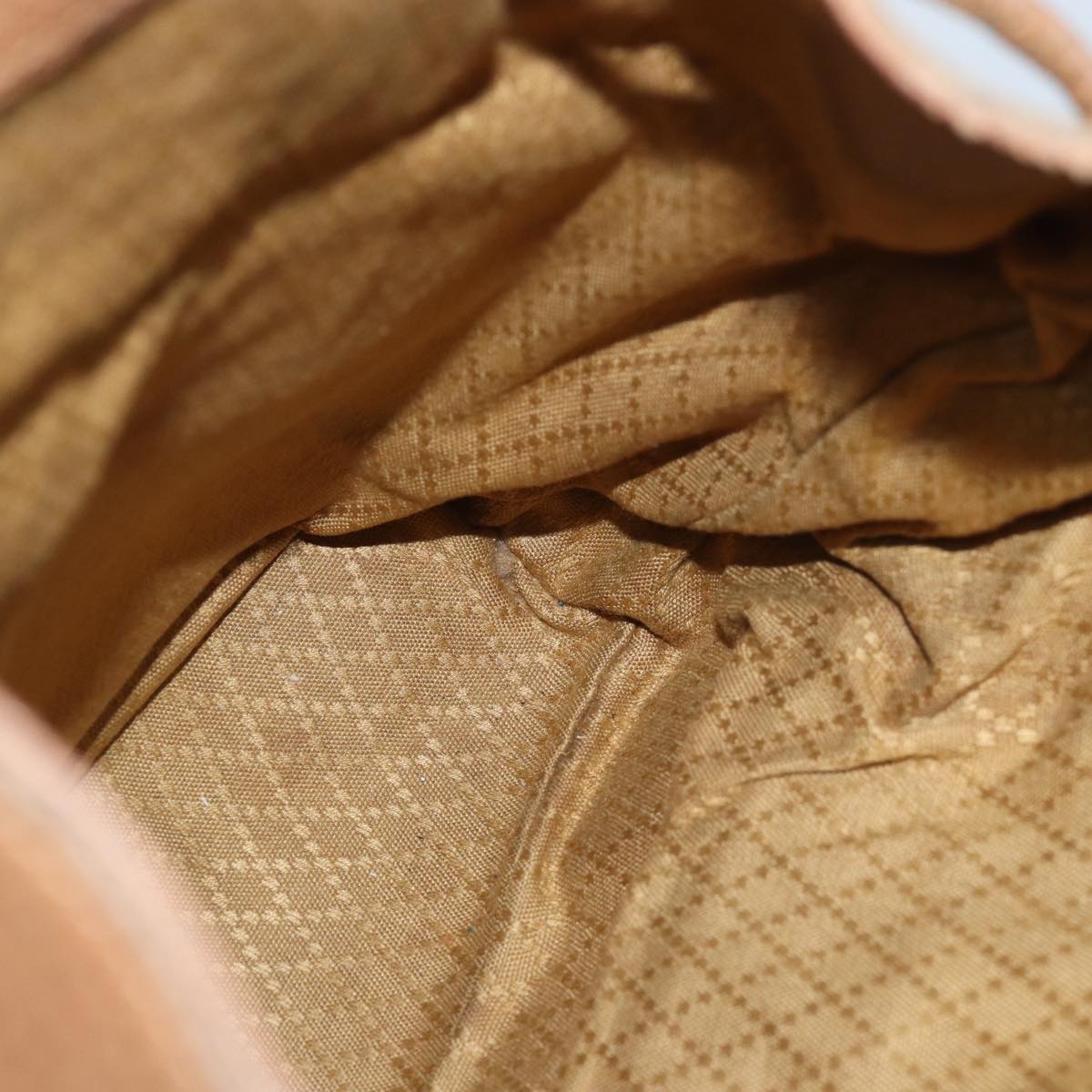 GUCCI Bamboo Backpack Suede Beige 003 2058 0016 75961
