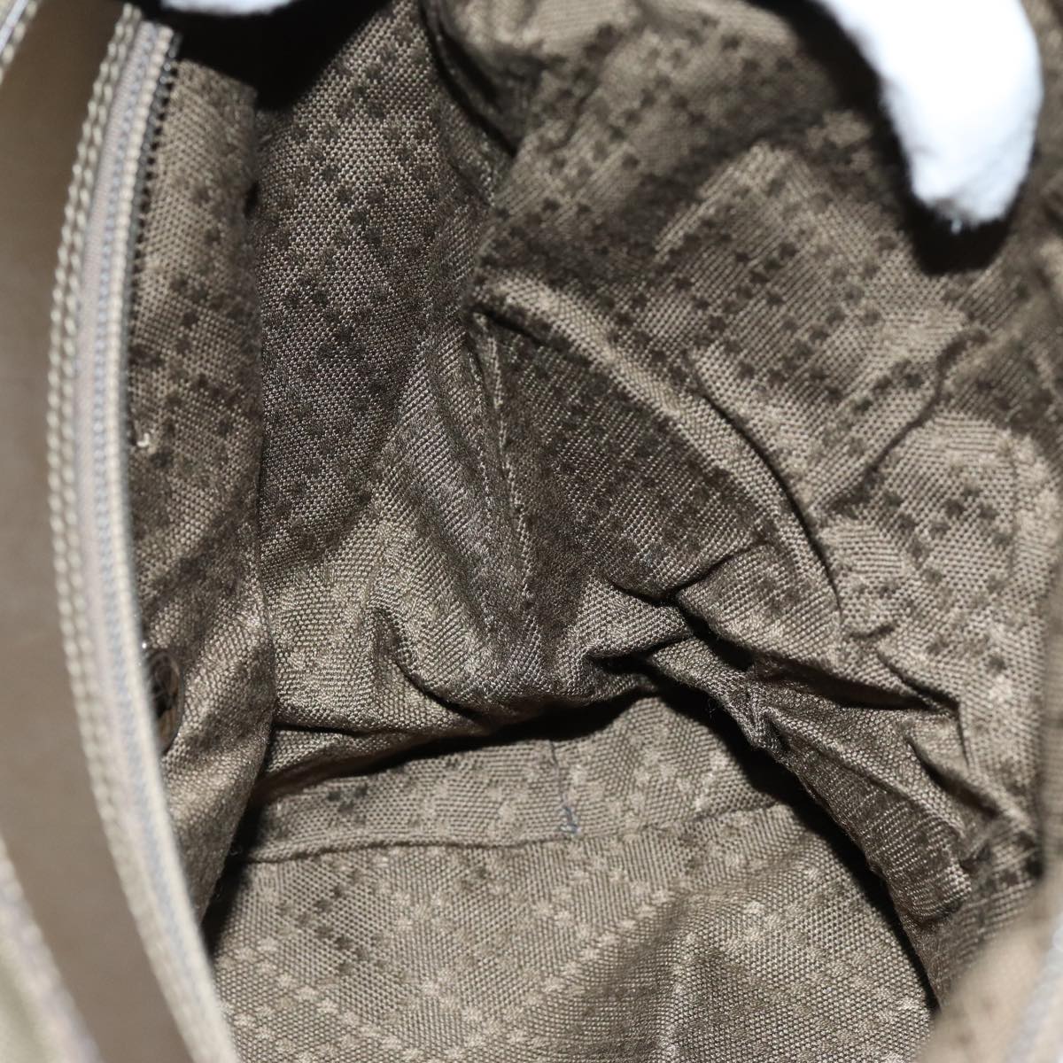 GUCCI Bamboo Hand Bag Nylon Khaki 000 2296 0531 75963