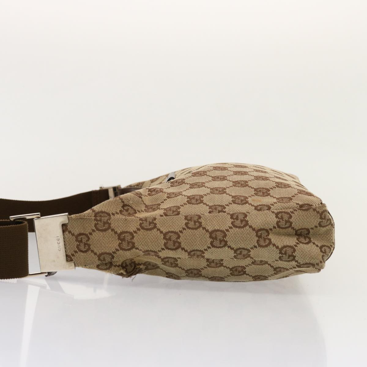 GUCCI GG Canvas Shoulder Bag Beige 35098 75971