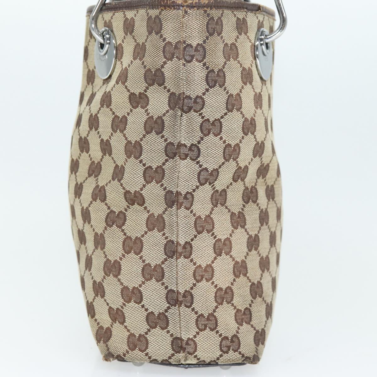 GUCCI GG Canvas Tote Bag Beige 120840 75972