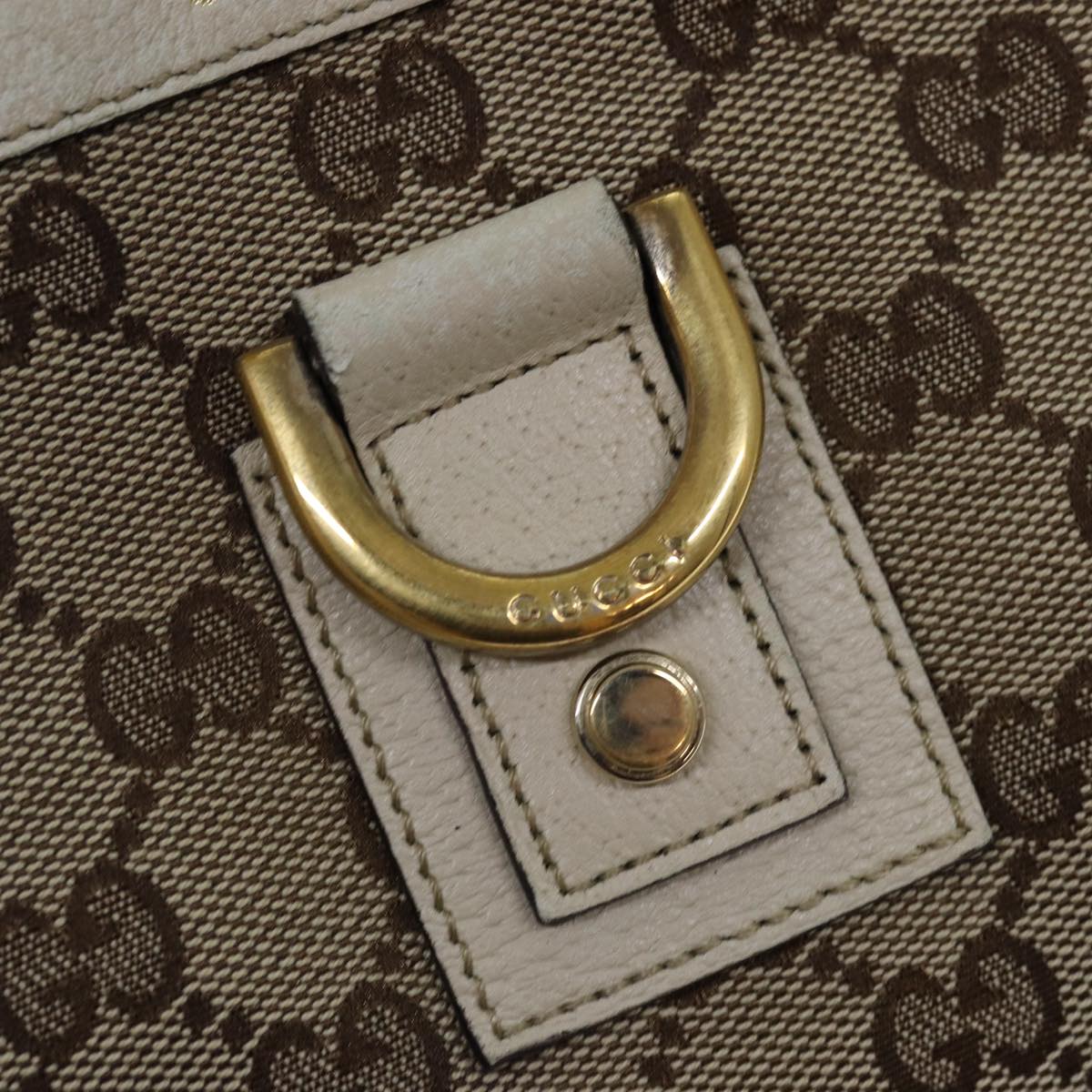 GUCCI GG Canvas Tote Bag Beige 141472 75973