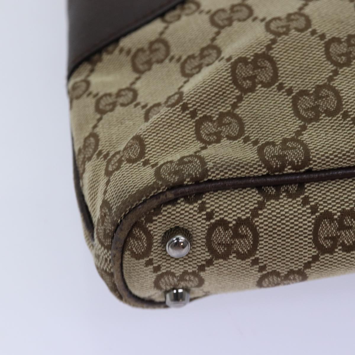 GUCCI GG Canvas Tote Bag Beige 113015 75974
