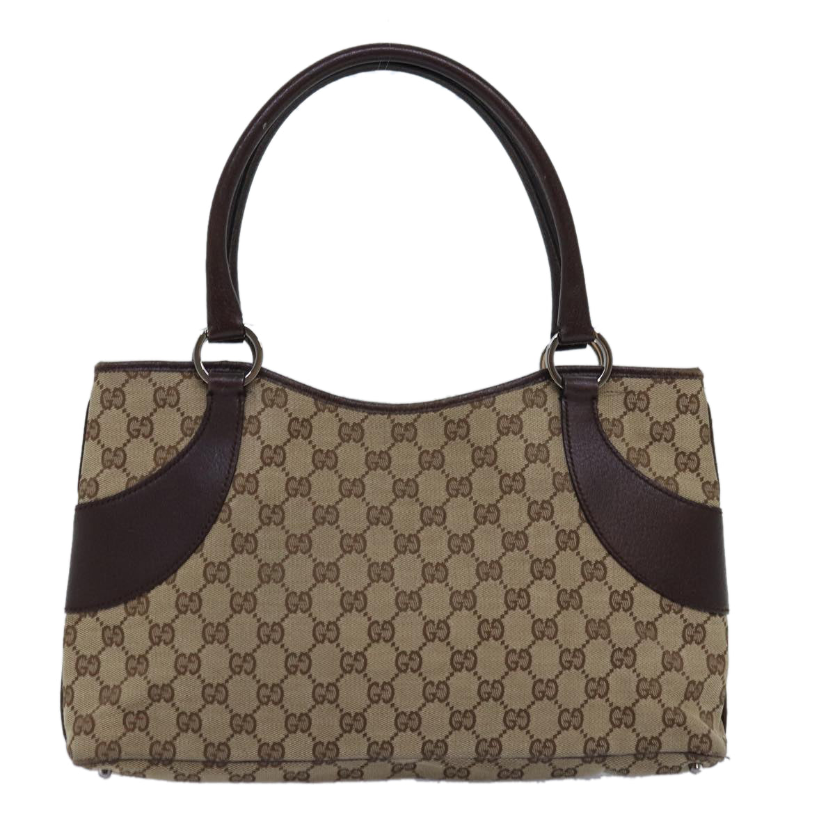 GUCCI GG Canvas Tote Bag Beige 113015 75974