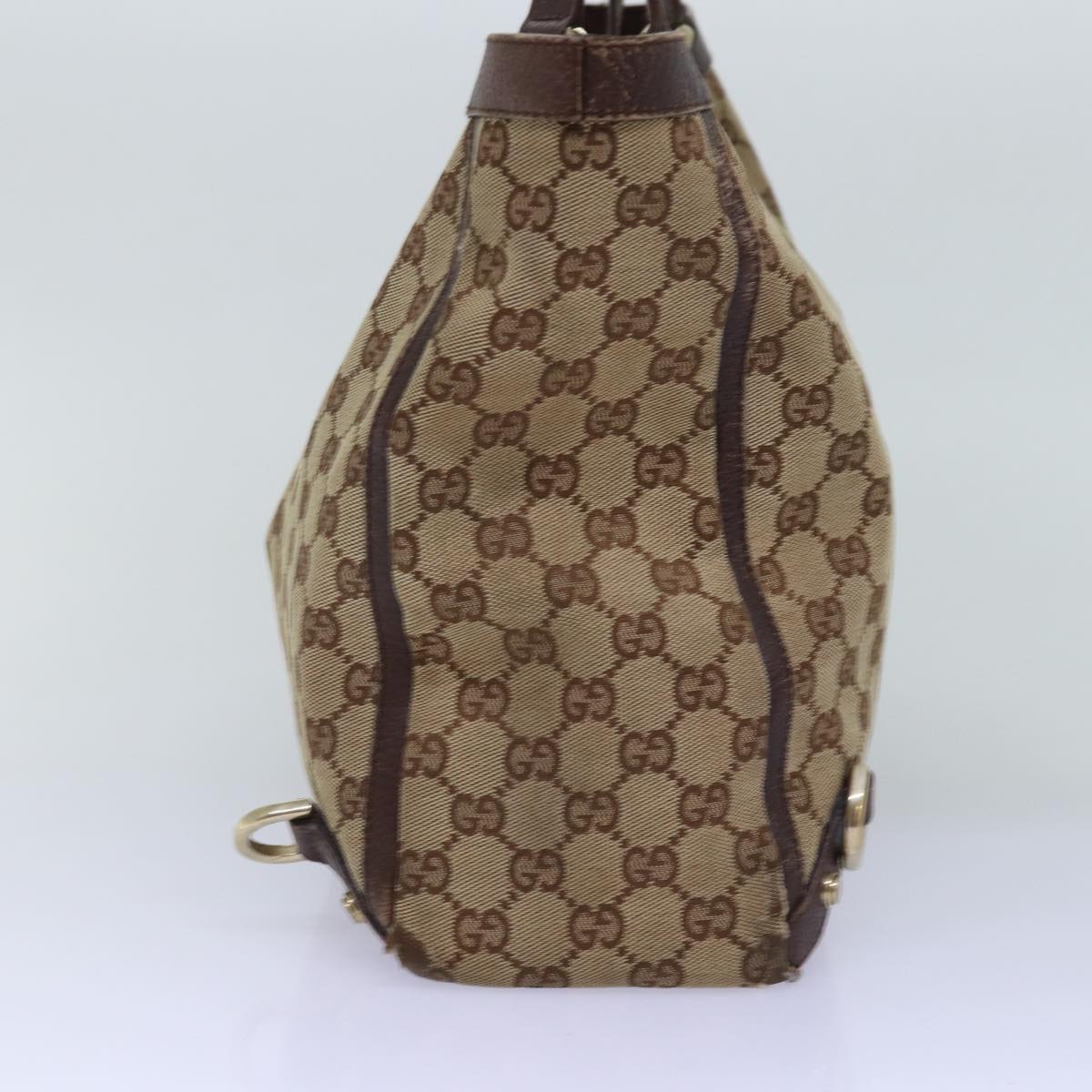 GUCCI GG Canvas Tote Bag Beige 141472 75977