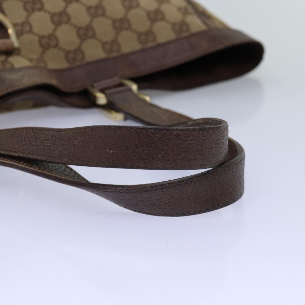 GUCCI GG Canvas Tote Bag Beige 141472 75977