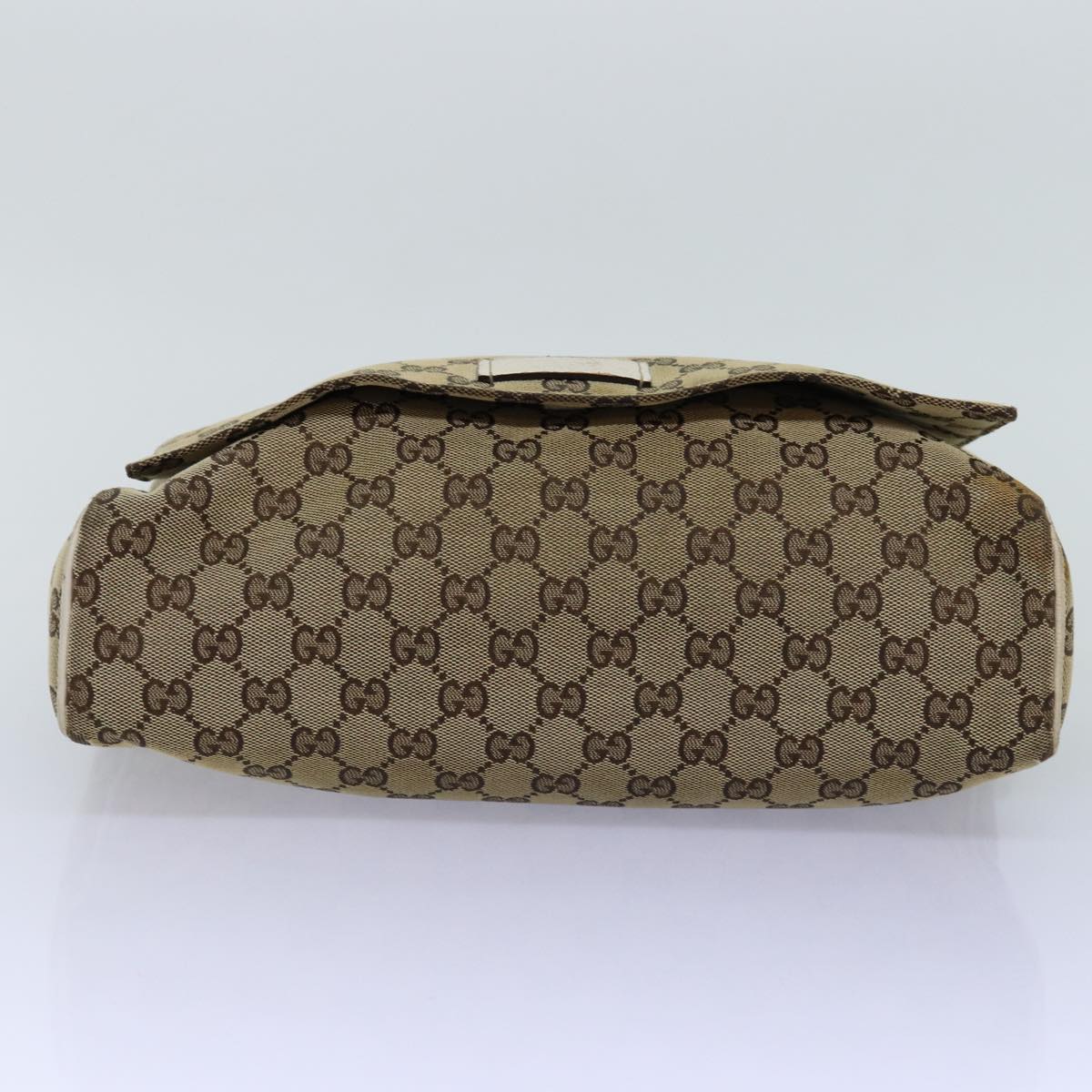 GUCCI GG Canvas Shoulder Bag Beige 146236 75978