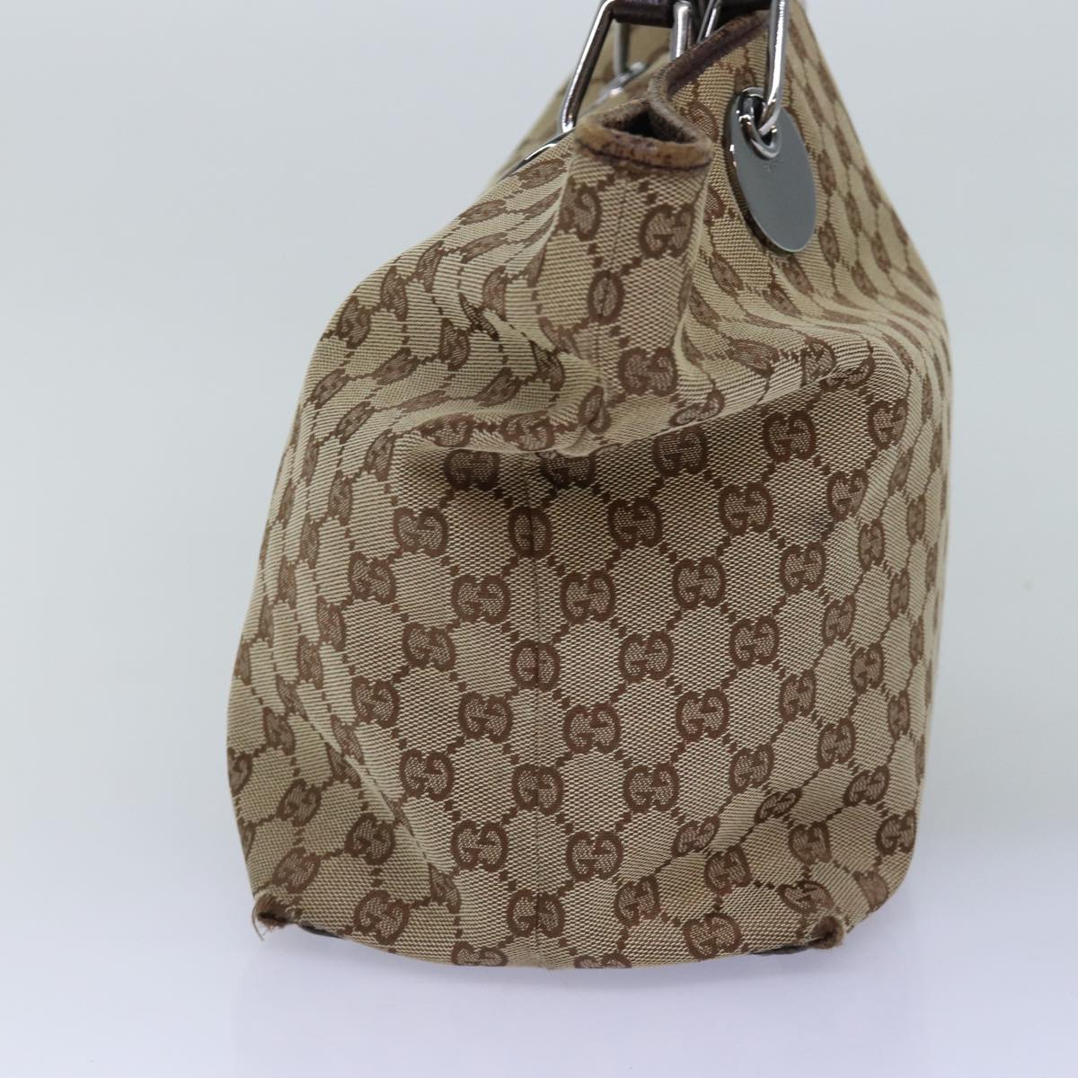 GUCCI GG Canvas Tote Bag Beige 120838 75980