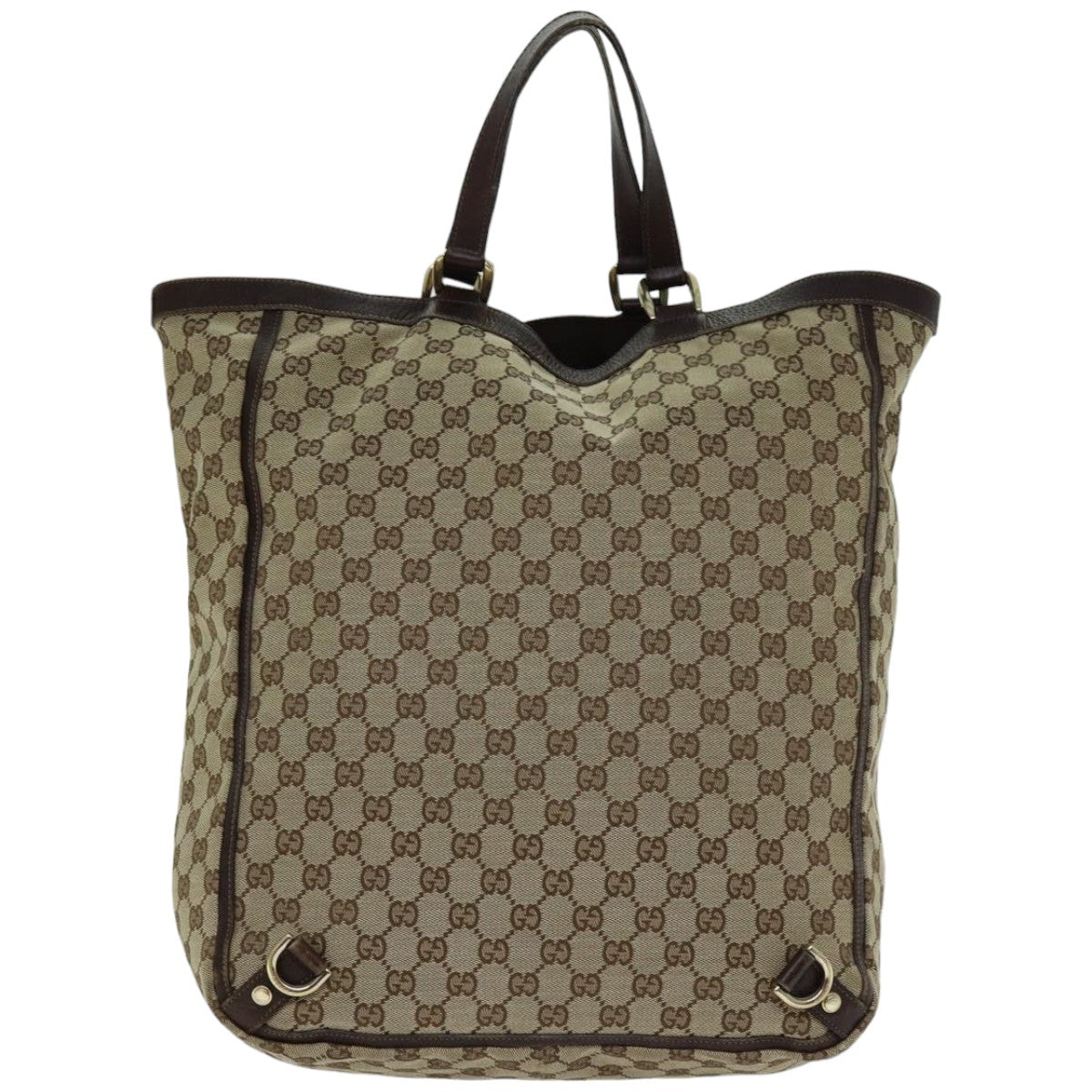 GUCCI GG Canvas Tote Bag Beige 130733 75981