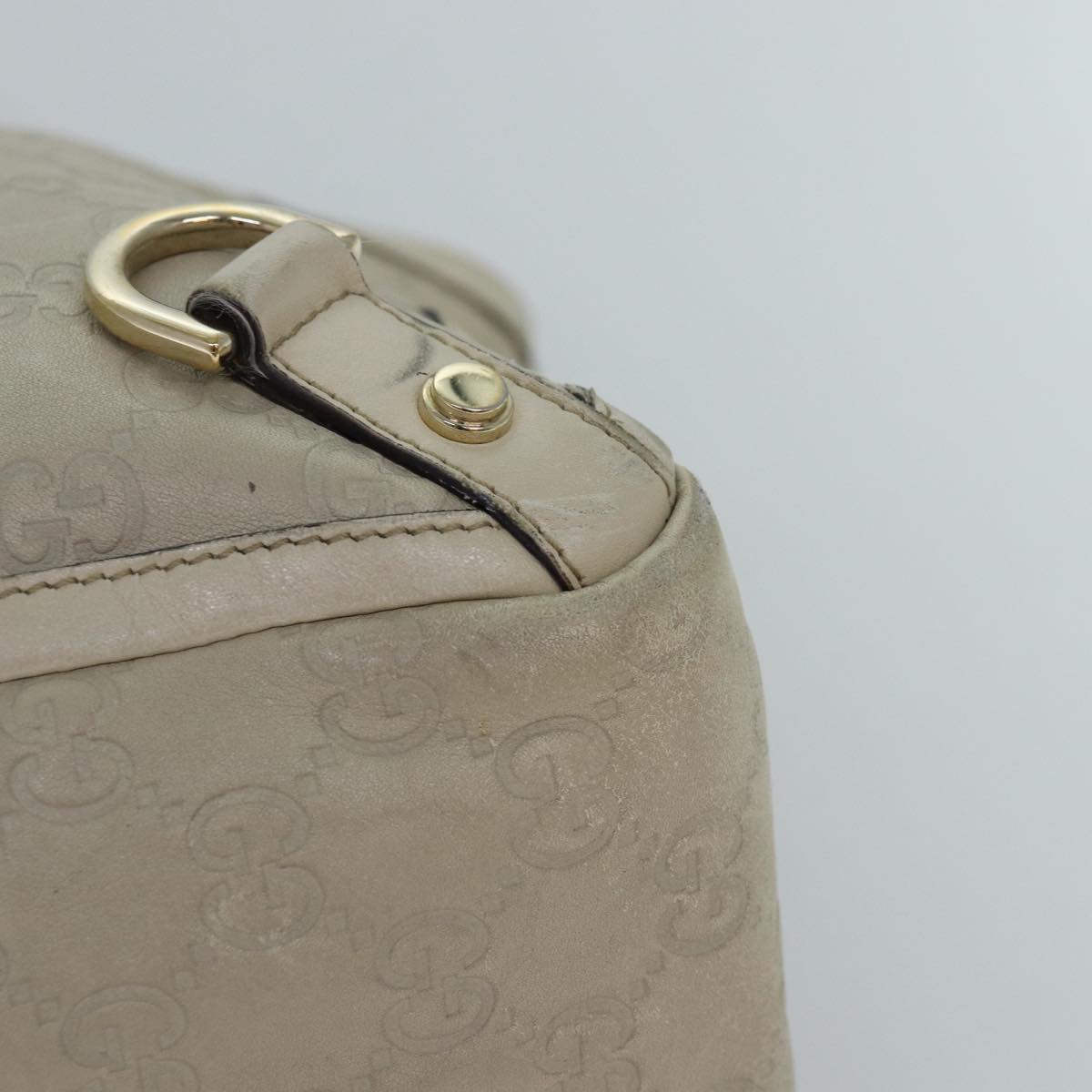 GUCCI GG Canvas Guccissima Tote Bag Beige 141472 75985