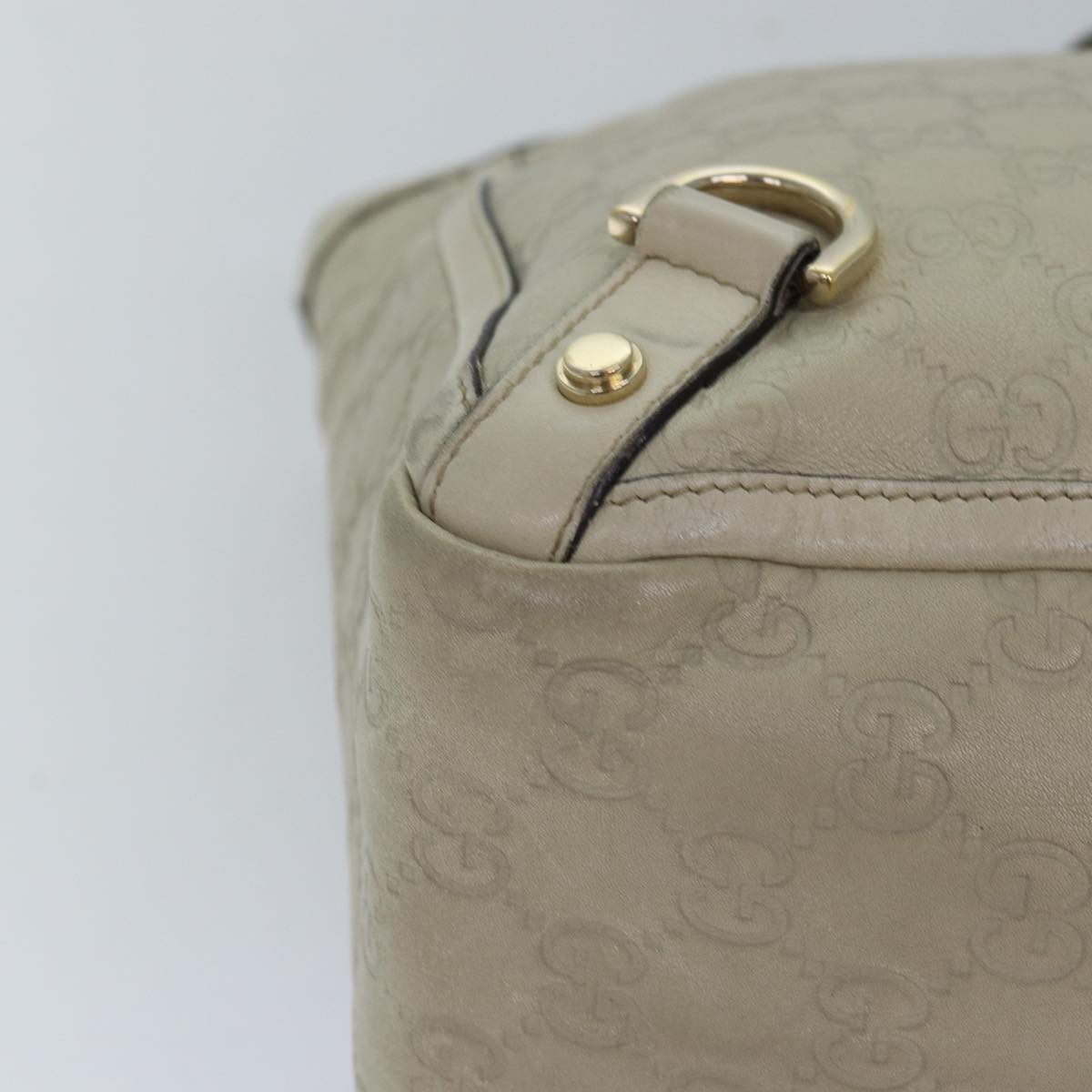 GUCCI GG Canvas Guccissima Tote Bag Beige 141472 75985