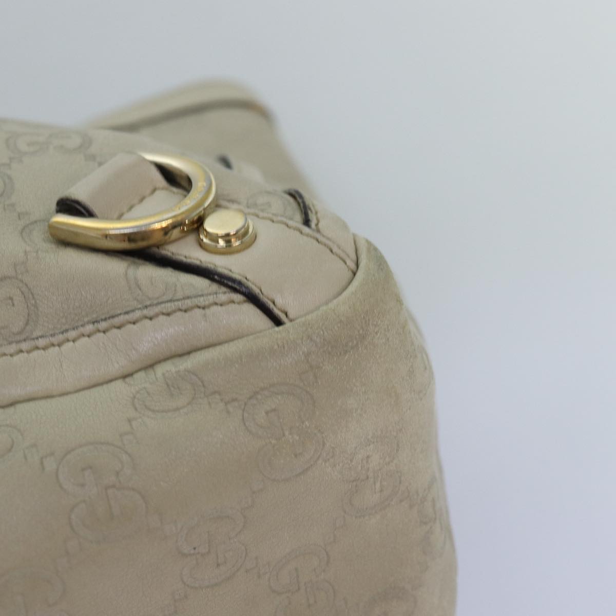 GUCCI GG Canvas Guccissima Tote Bag Beige 141472 75985