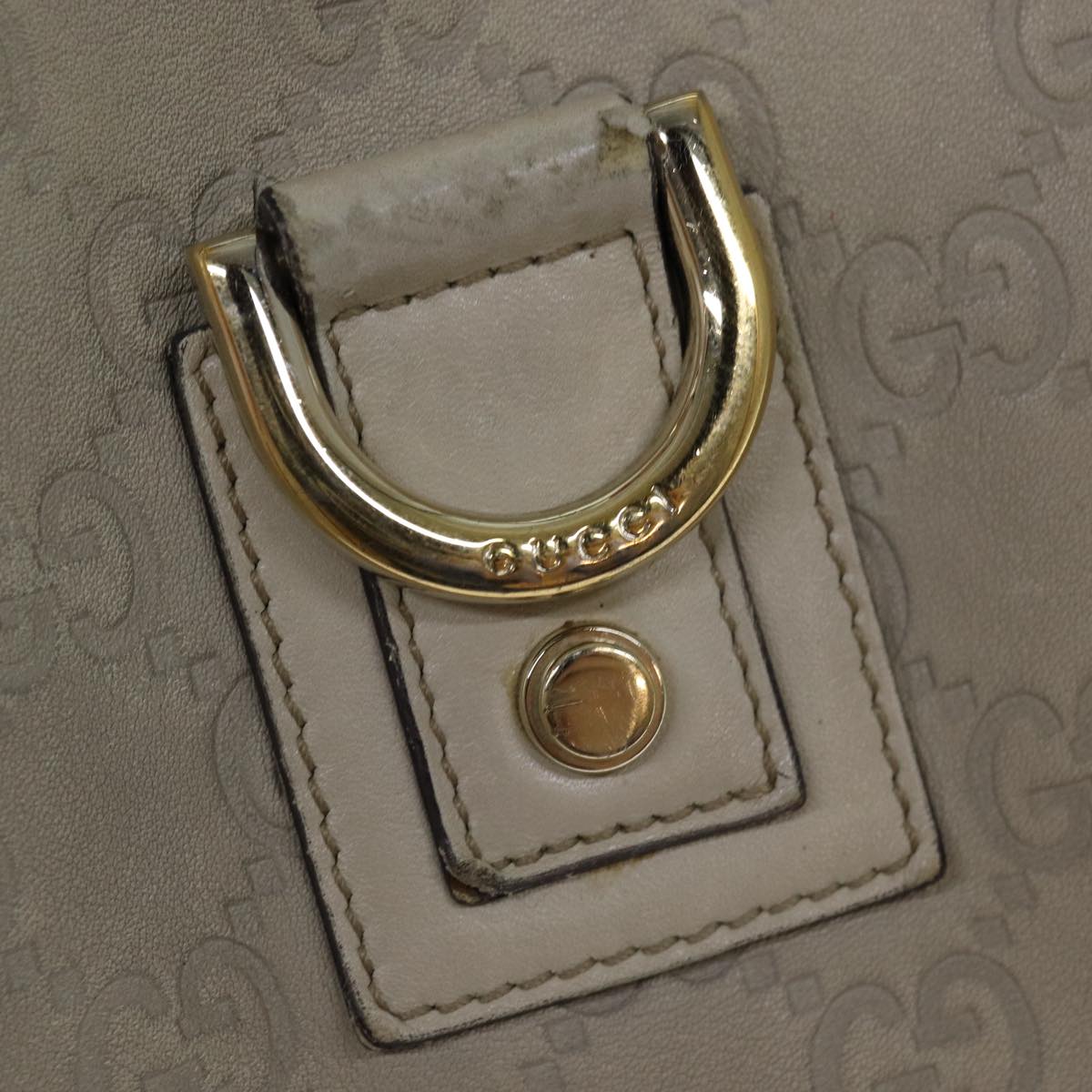 GUCCI GG Canvas Guccissima Tote Bag Beige 141472 75985