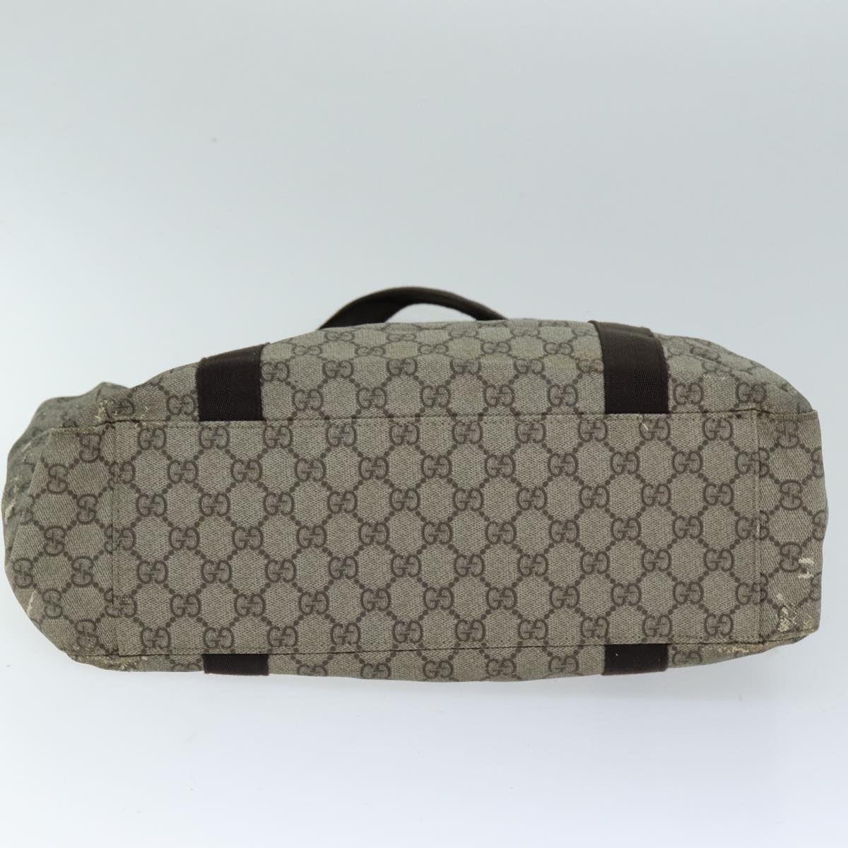 GUCCI GG Supreme Tote Bag PVC Beige 141624 75986