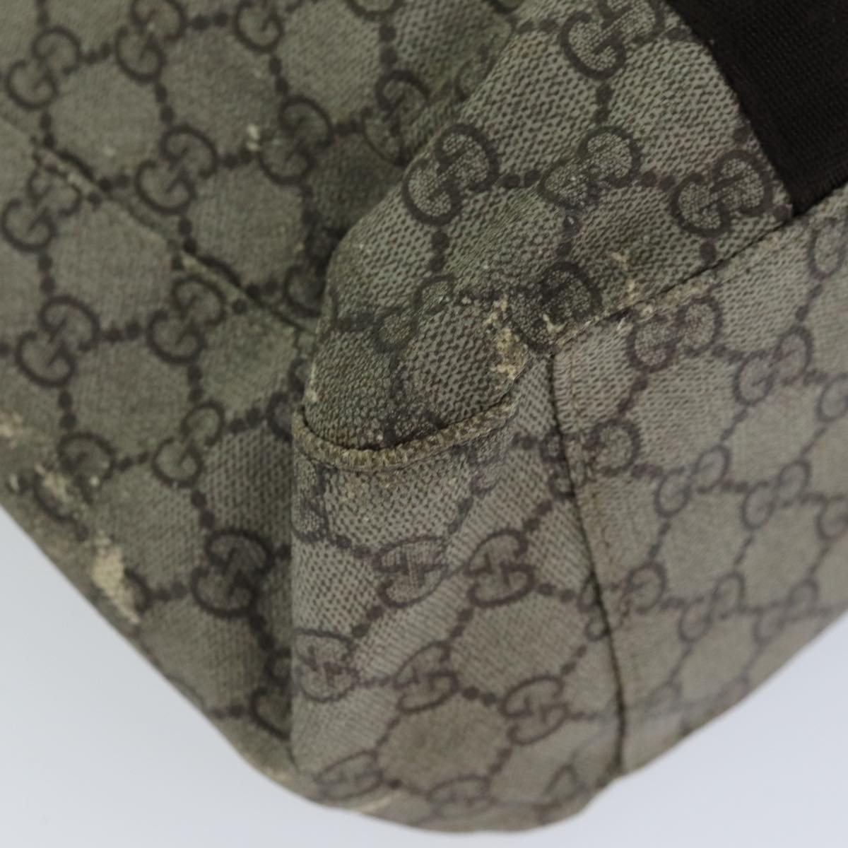 GUCCI GG Supreme Tote Bag PVC Beige 141624 75986