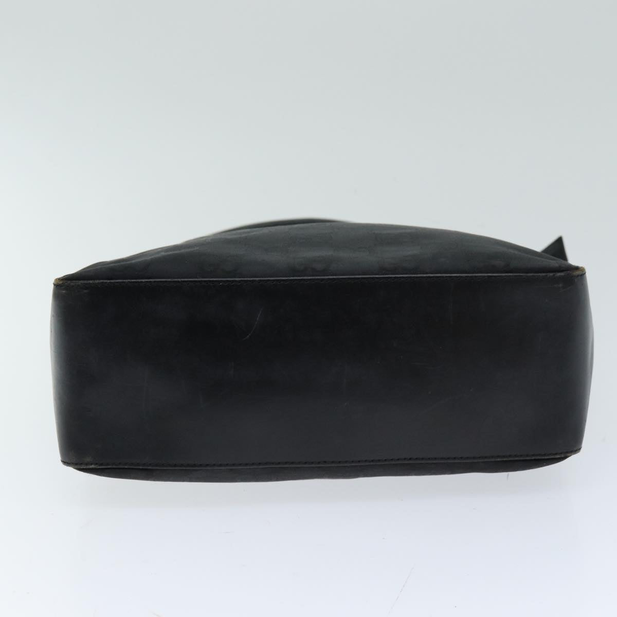 GUCCI GG Canvas Shoulder Bag Black 001 3766 75988