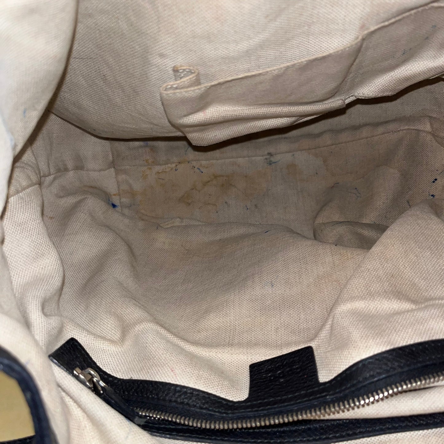 GUCCI Hasler Techno Horsebit Leather Hobo Bag