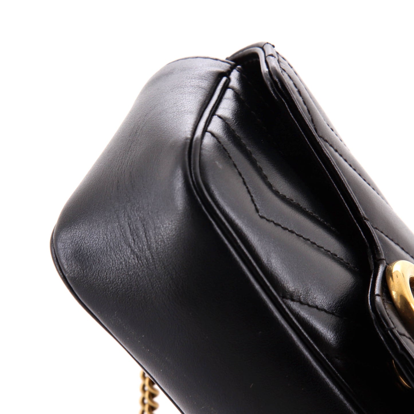 GG Marmont Flap Bag Matelasse Leather Super Mini
