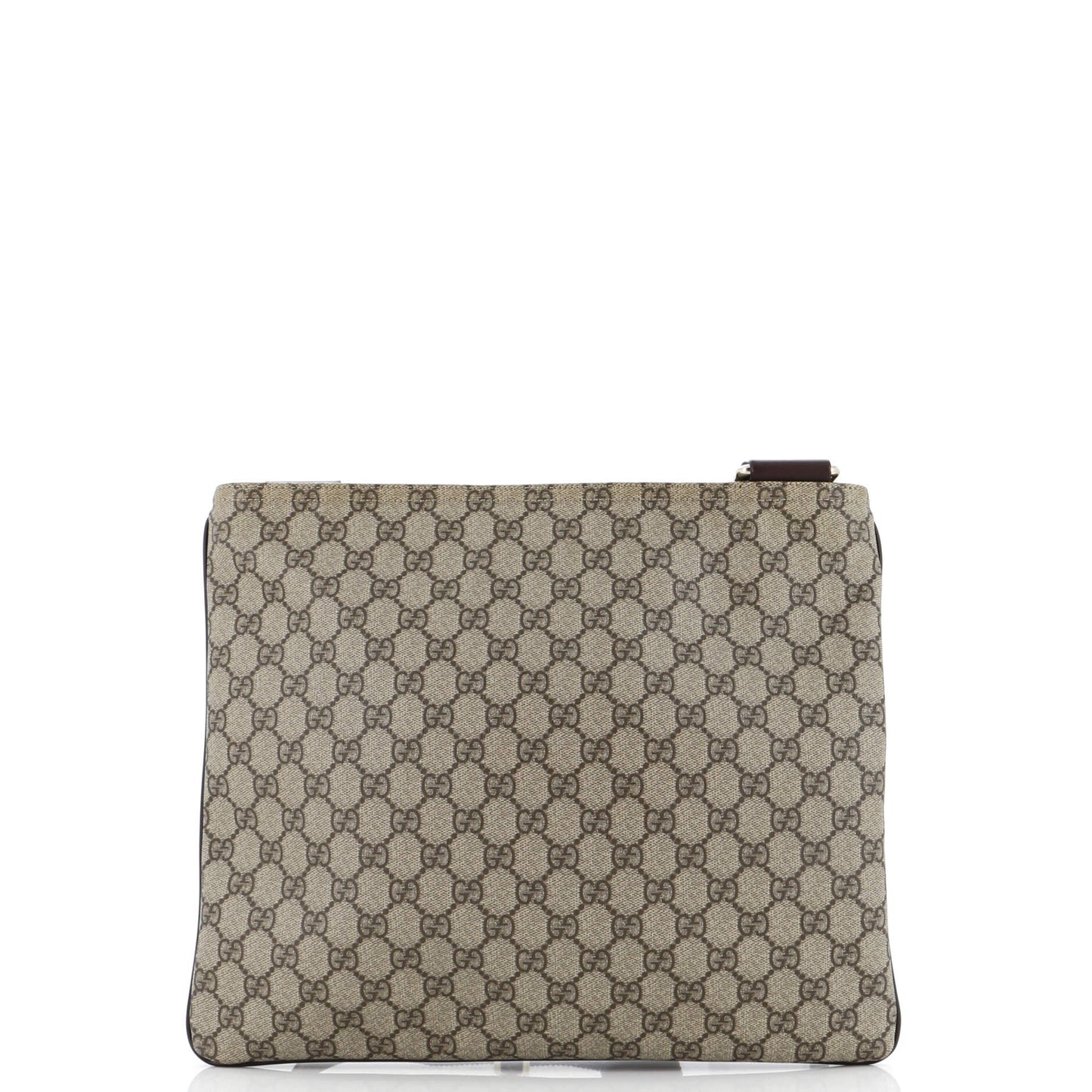 Zip Top Messenger Bag GG Coated Canvas Large