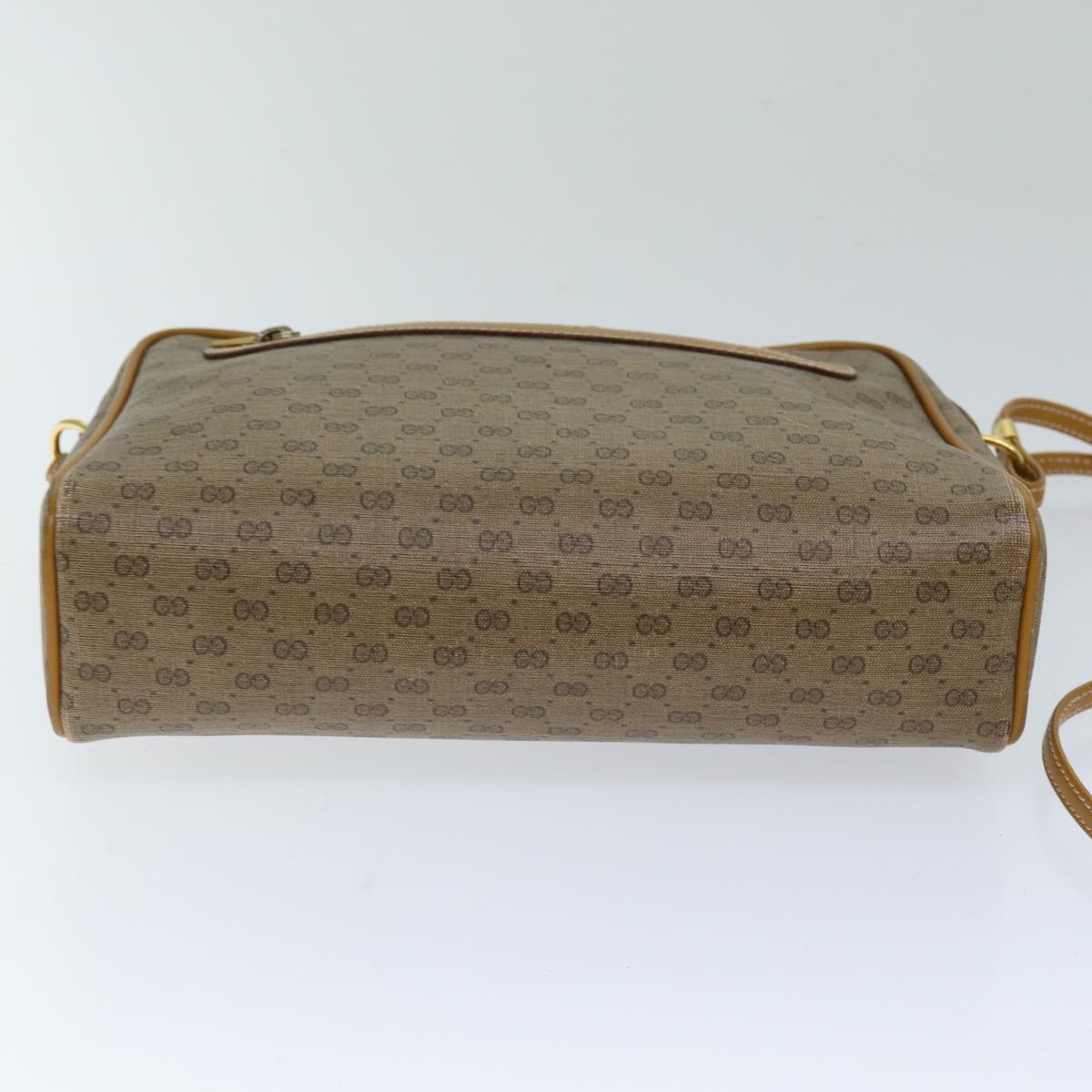 GUCCI Micro GG Supreme Shoulder Bag PVC Beige 007 084 0014 76091