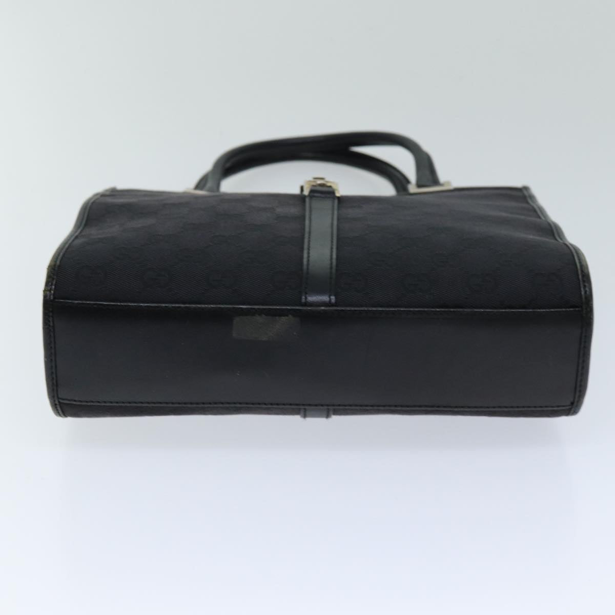 GUCCI Jackie GG Canvas Hand Bag Black 002 1065 76094