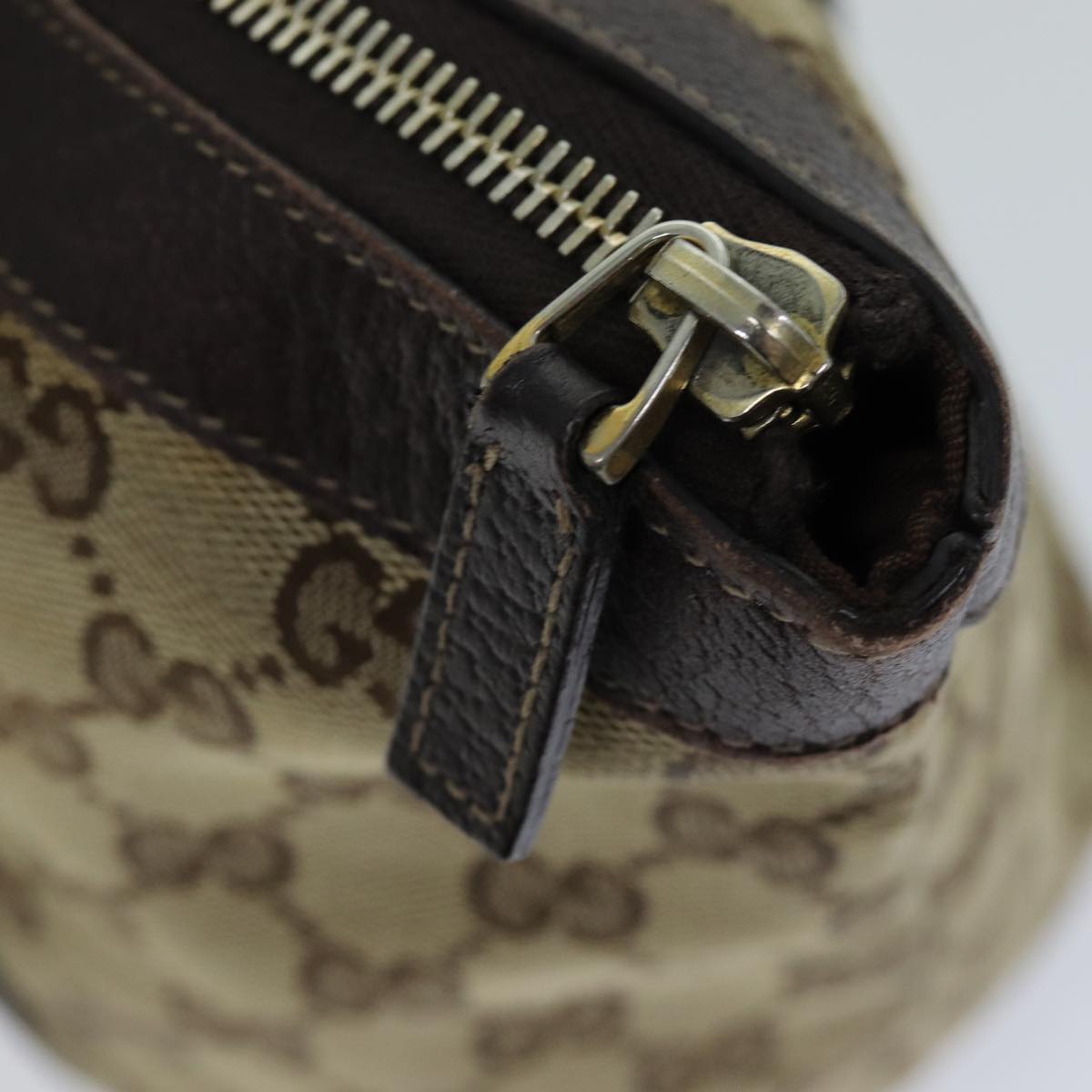 GUCCI GG Canvas Tote Bag Beige 141470 76109