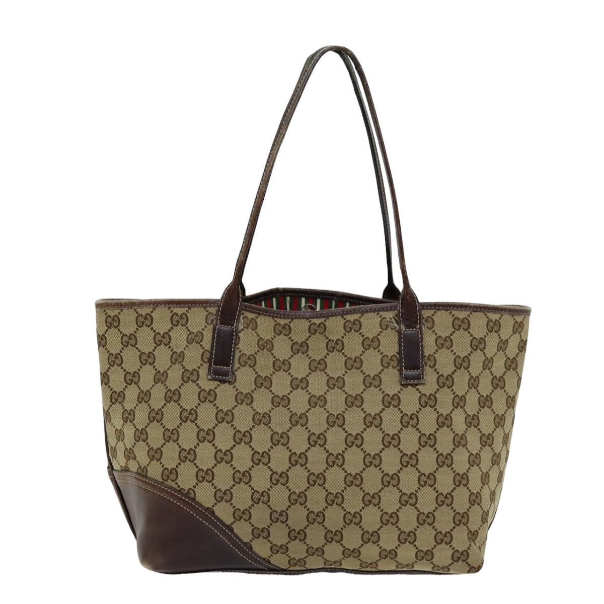 GUCCI GG Canvas Tote Bag Beige 169946 76110