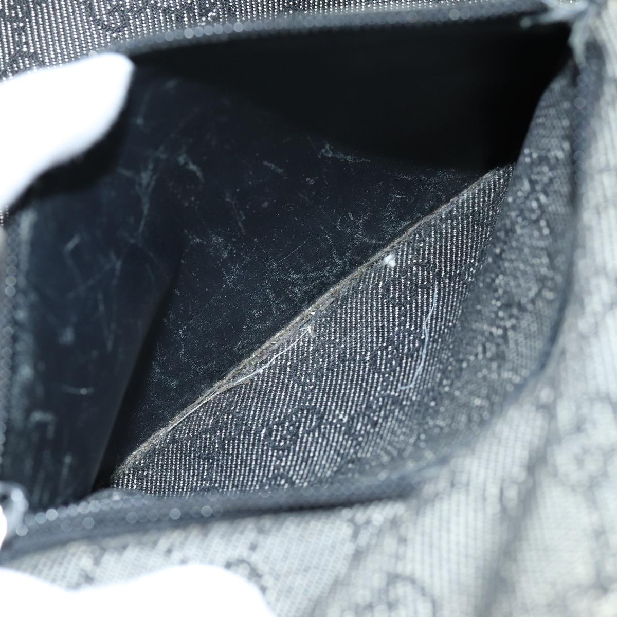 GUCCI GG Canvas Tote Bag Black 28892 76162