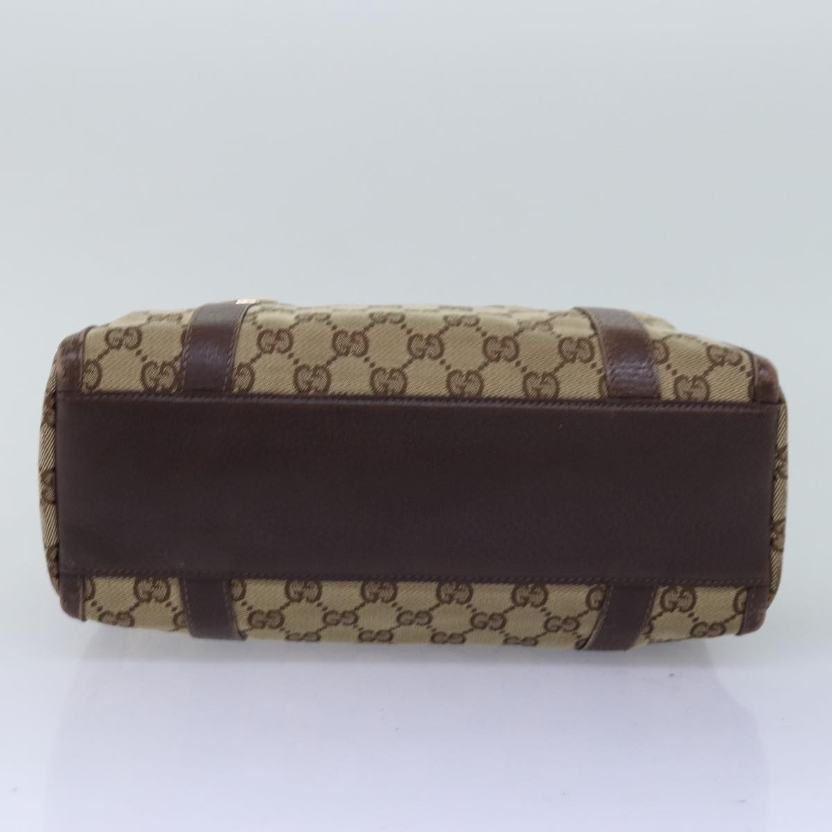 GUCCI GG Canvas Hand Bag Beige 130942 76164