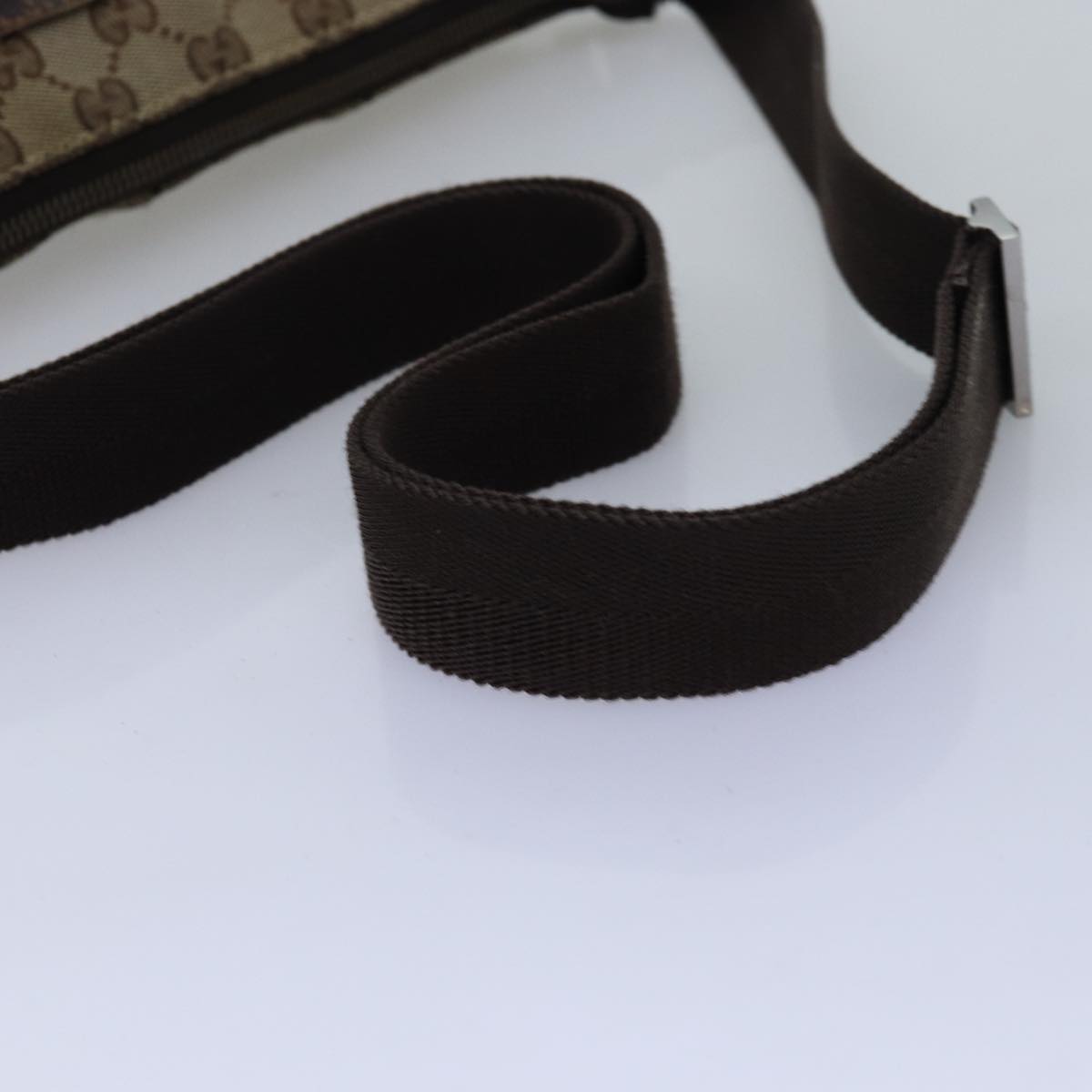 GUCCI GG Canvas Shoulder Bag Beige 114273 76165