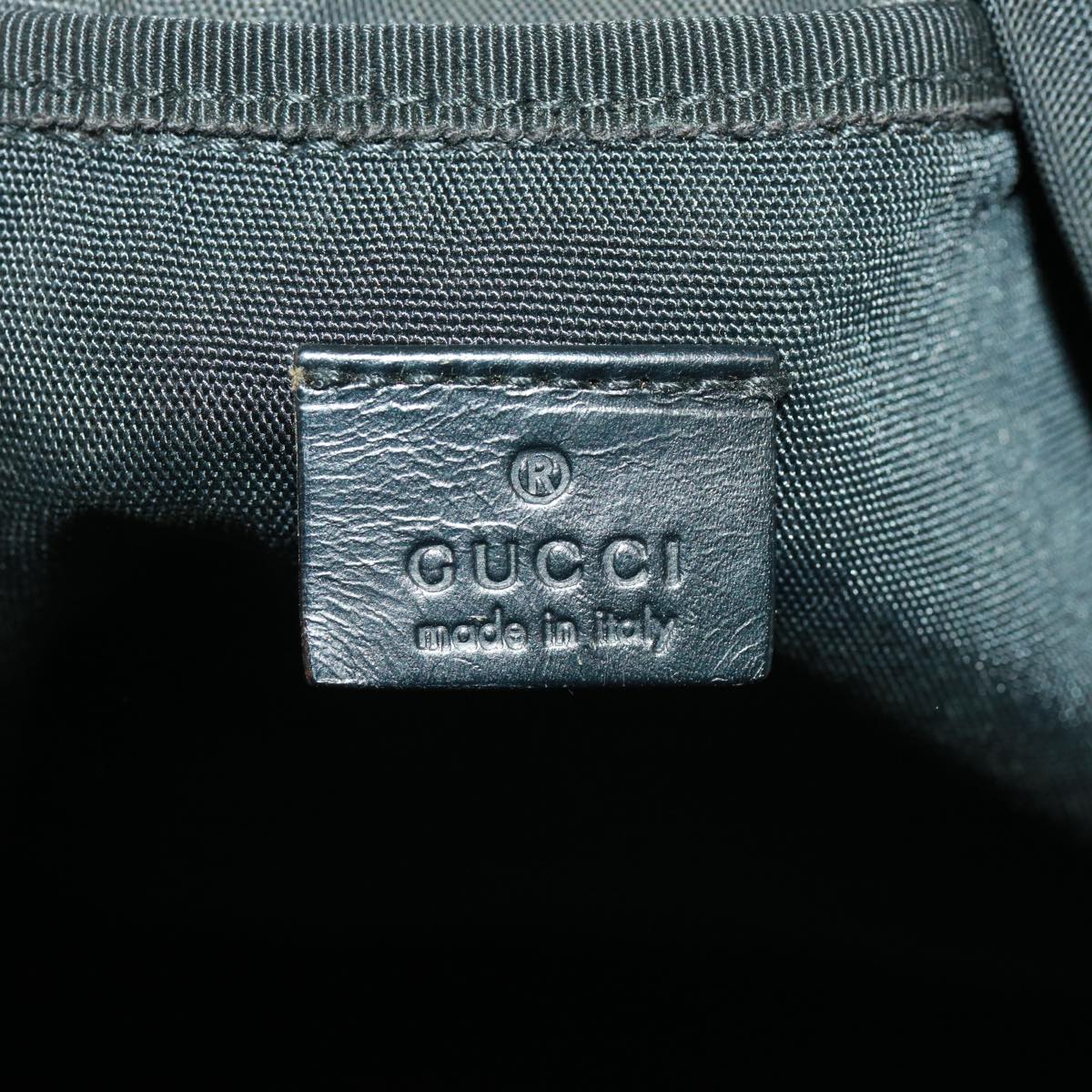 GUCCI Boston Bag Nylon Black 02697 213317 76169