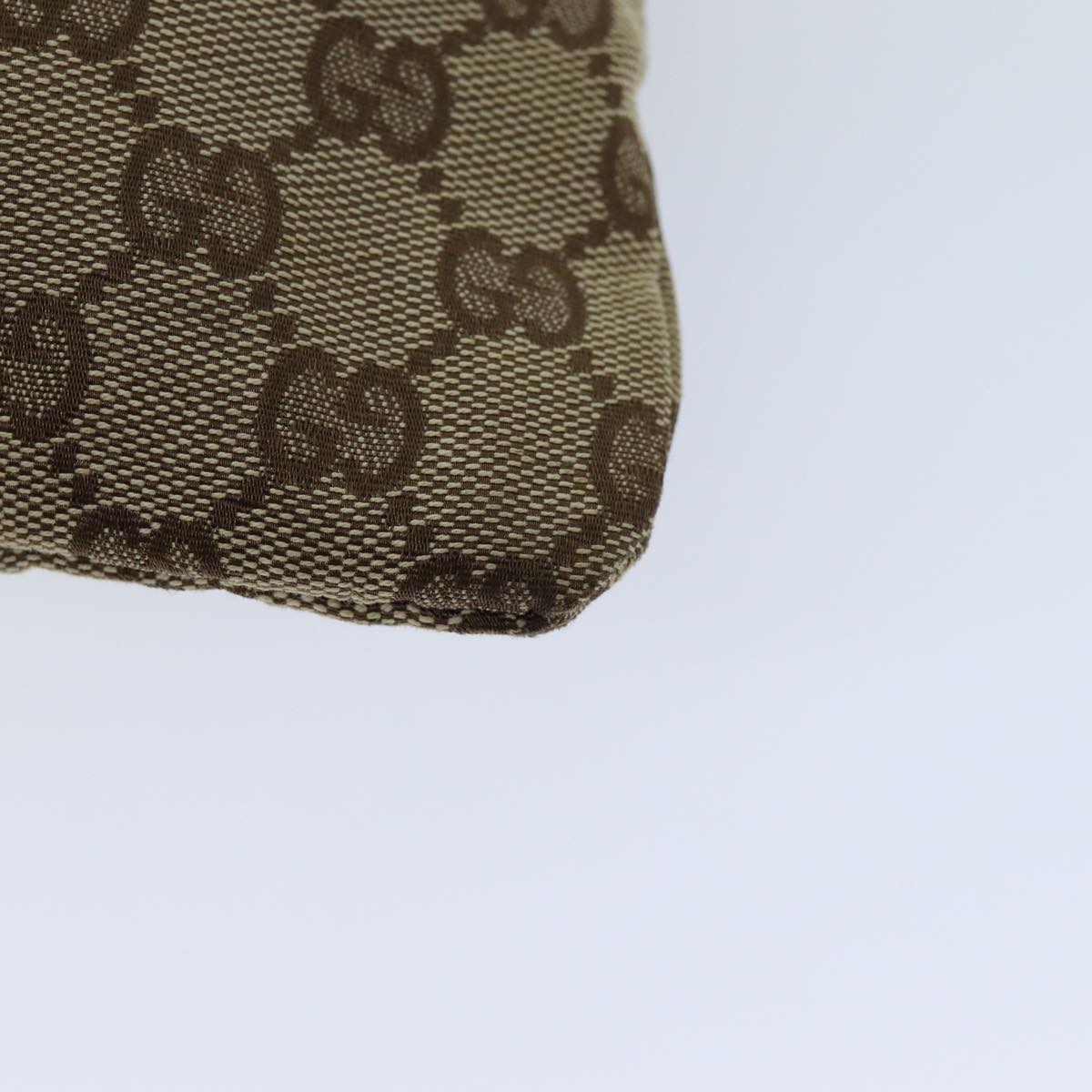GUCCI GG Canvas Drawstring Pouch Beige 014 1136 3754 76205