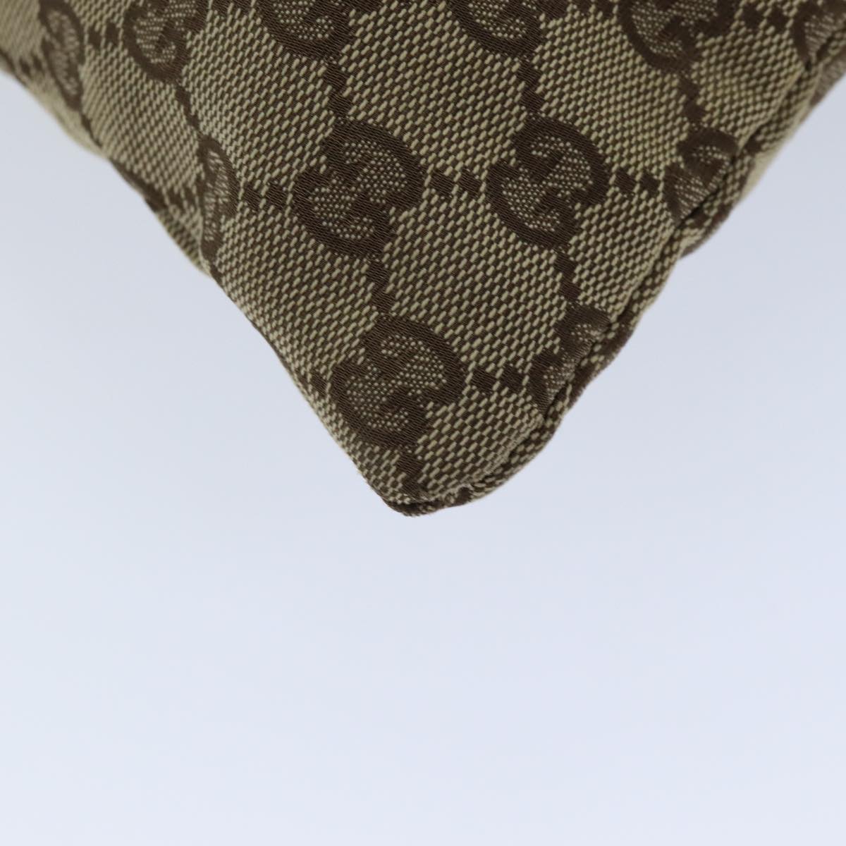 GUCCI GG Canvas Drawstring Pouch Beige 014 1136 3754 76205