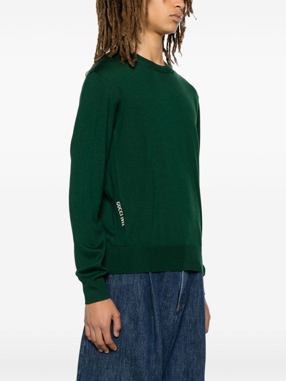GUCCI Embroidered Logo Pullover for Men - SS24