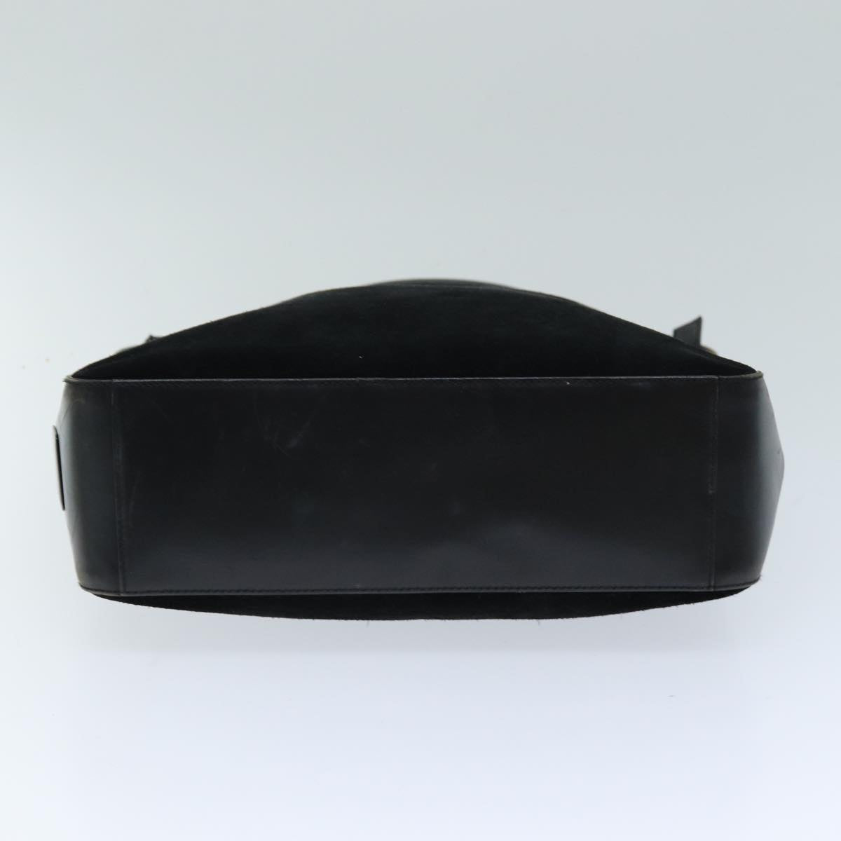 GUCCI Shoulder Bag Suede Black 001 3770 76389