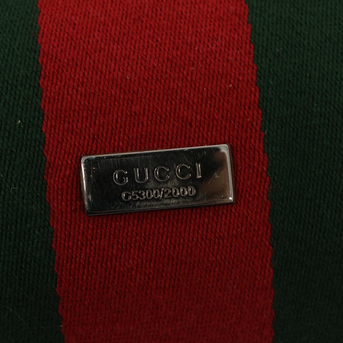 GUCCI GG Canvas Web Sherry Line Boston Bag Beige Red 2122 000 5301 76390