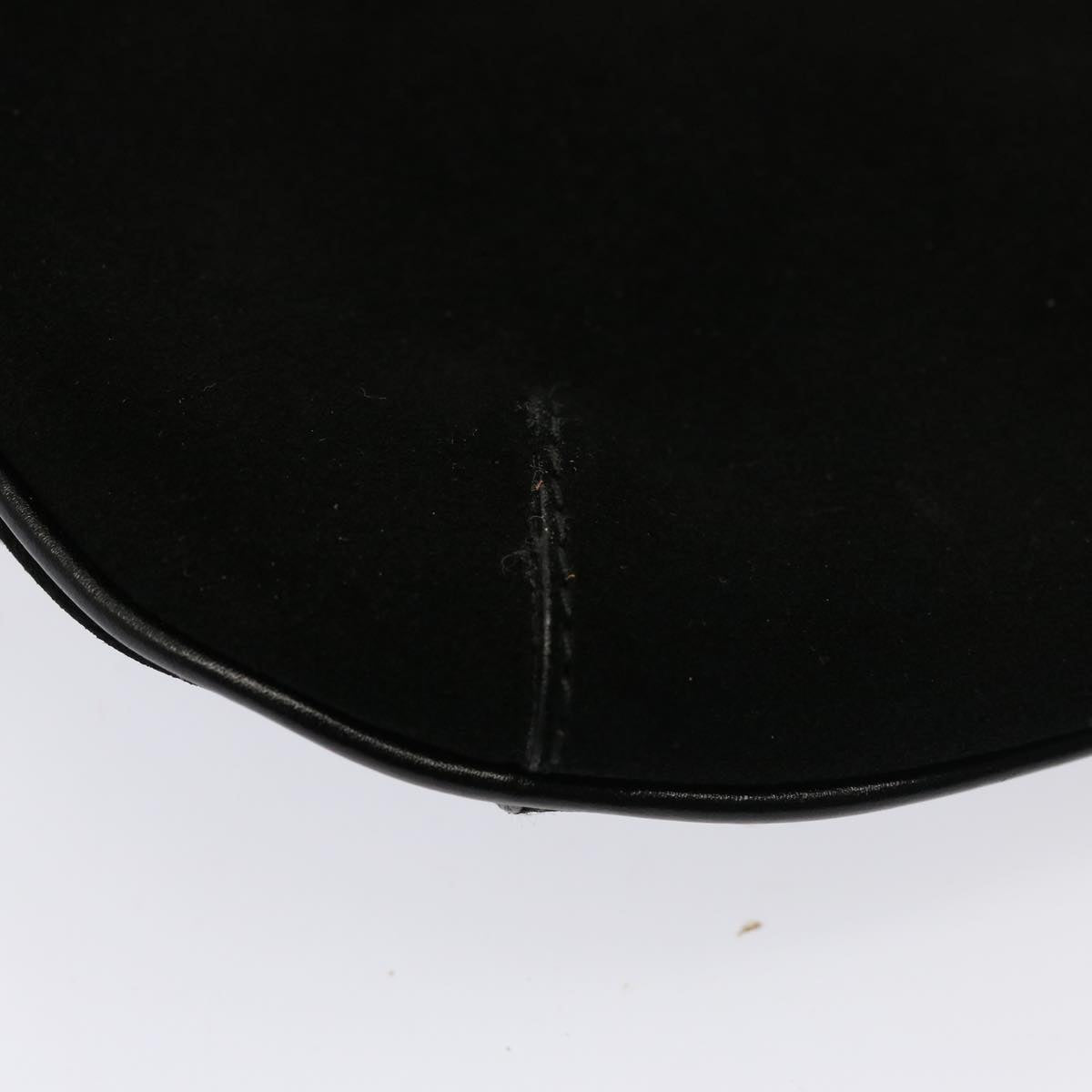 GUCCI Shoulder Bag Suede Black 001 4115 76397