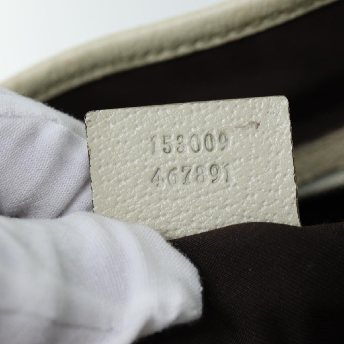 GUCCI GG Canvas Tote Bag Beige 153009 76417