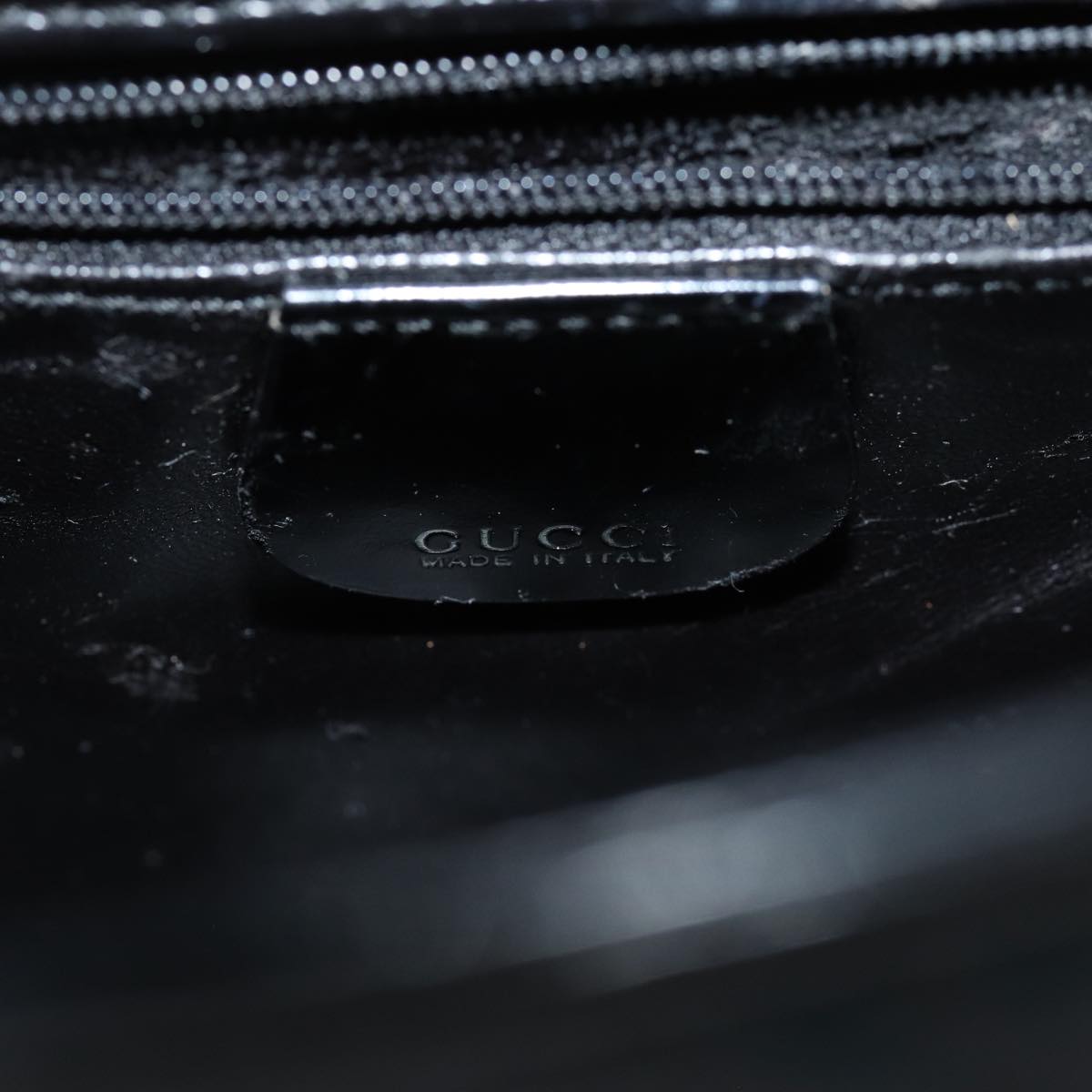 GUCCI Shoulder Bag Patent leather Black 000 1013 0506 76510