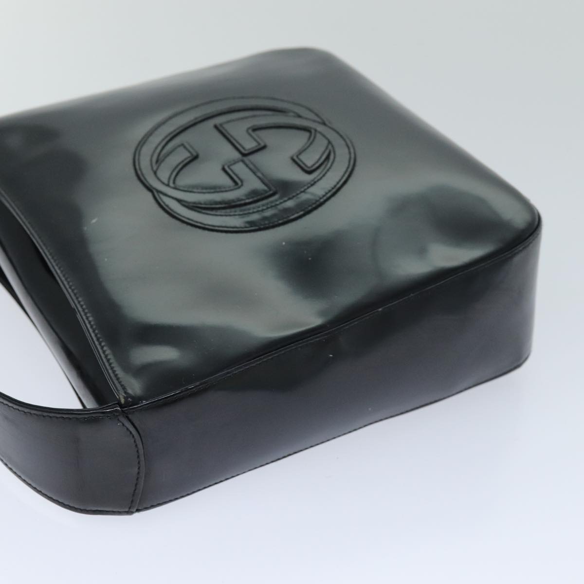 GUCCI Shoulder Bag Patent leather Black 000 1013 0506 76510
