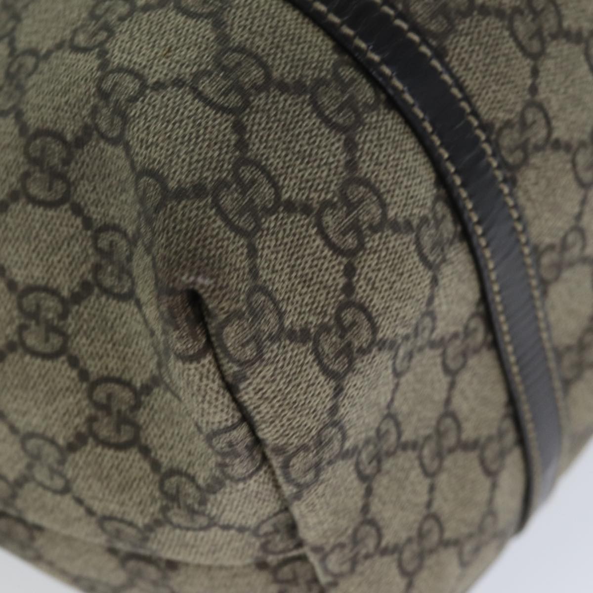 GUCCI GG Supreme Tote Bag PVC Beige 197953 76579