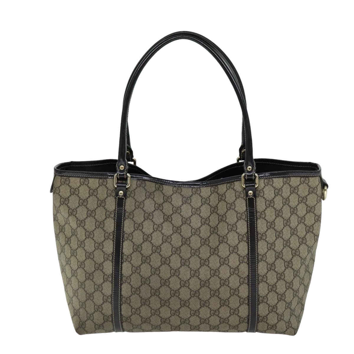 GUCCI GG Supreme Tote Bag PVC Beige 197953 76579