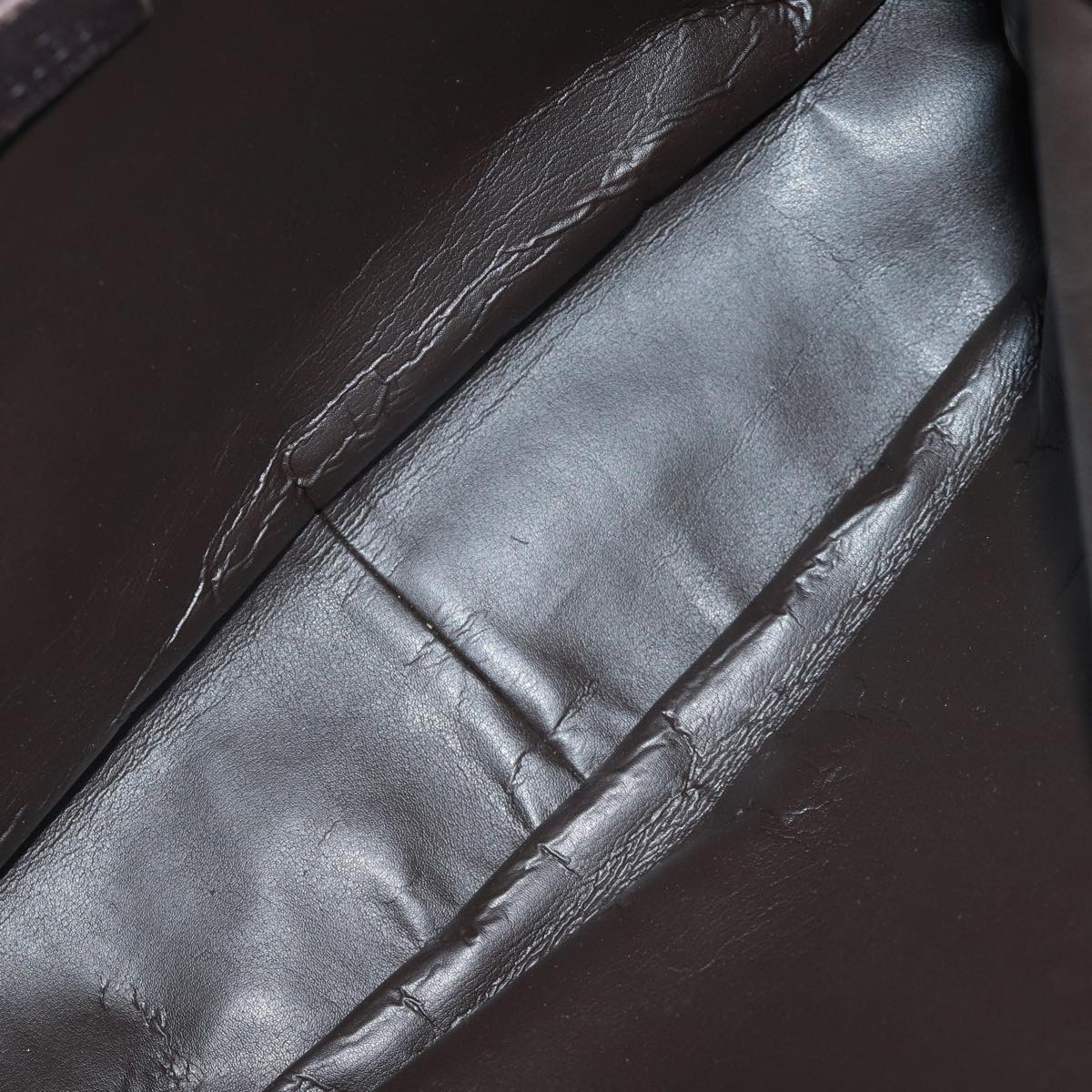 GUCCI Bamboo Hand Bag Leather Outlet 2way Black 001 1577 2123 76587