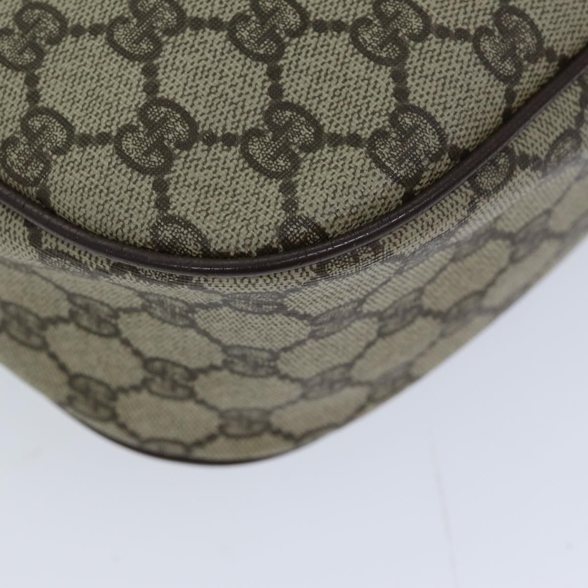 GUCCI GG Supreme Shoulder Bag PVC Leather Beige 001 754 6177 4021 76609