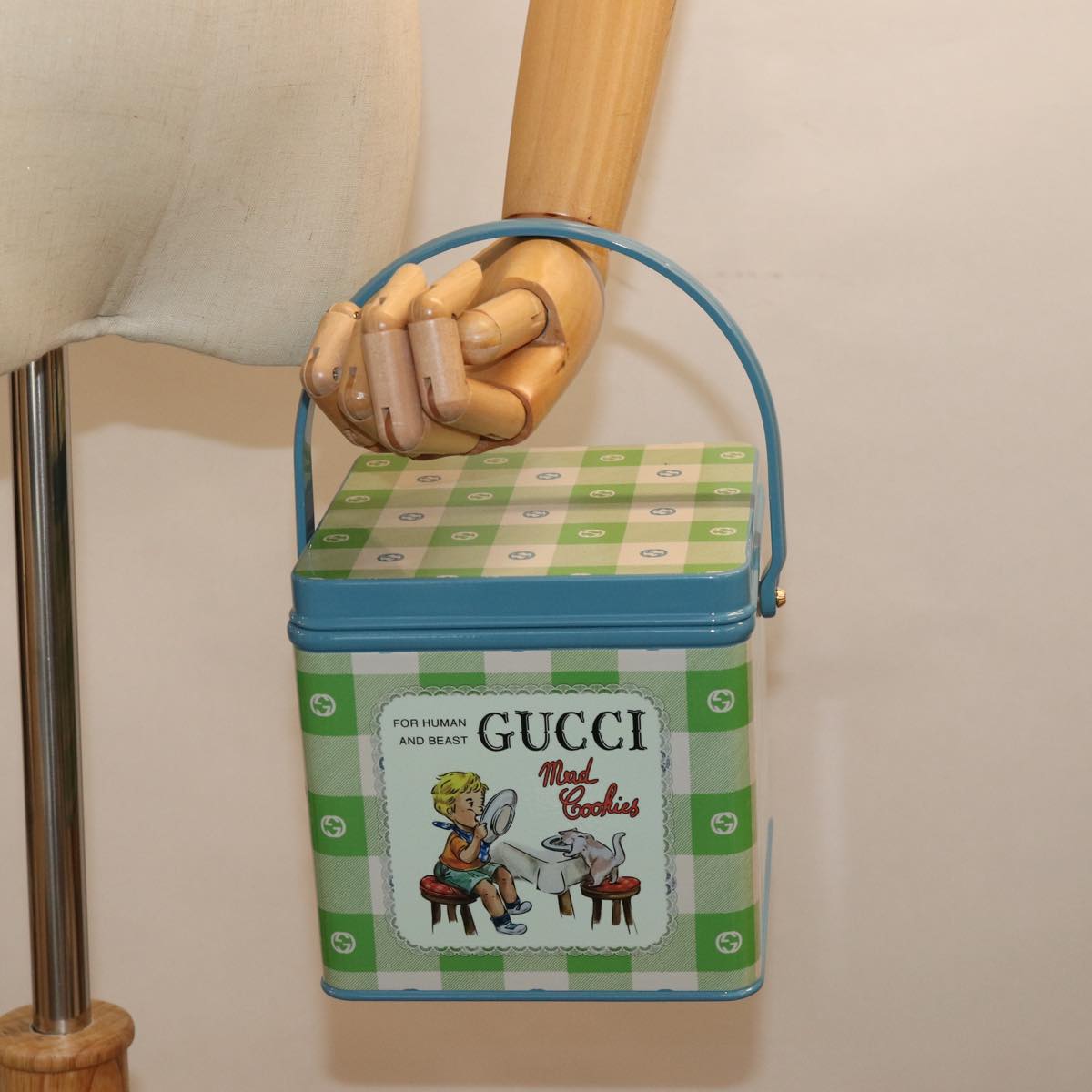 GUCCI Box Bag Hand Bag Resin Green 76615A
