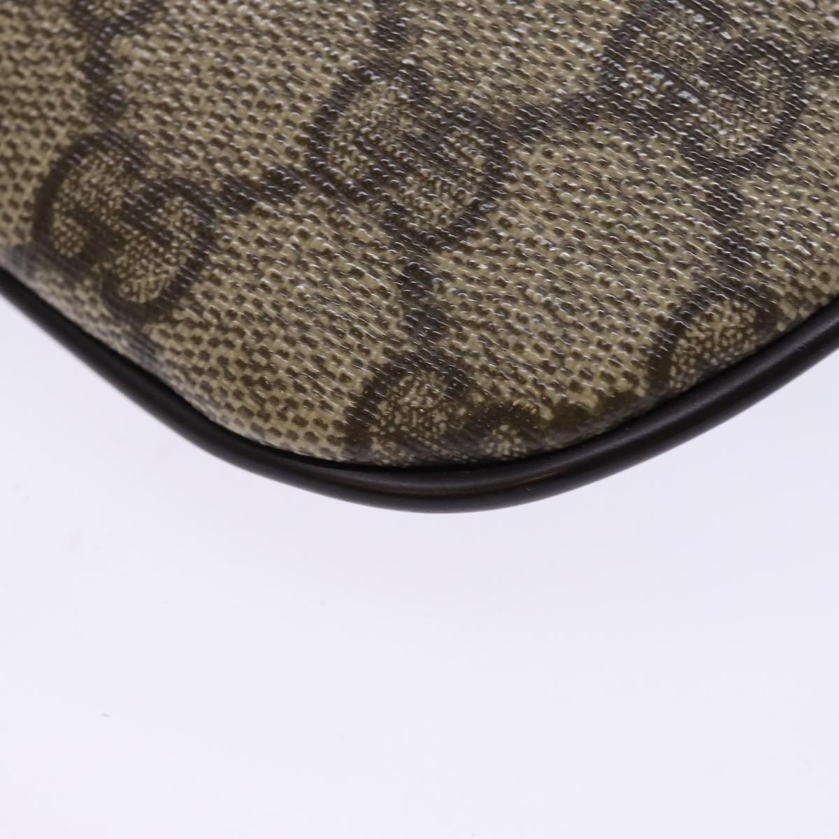 GUCCI GG Supreme Body Bag PVC Beige 233269 76658