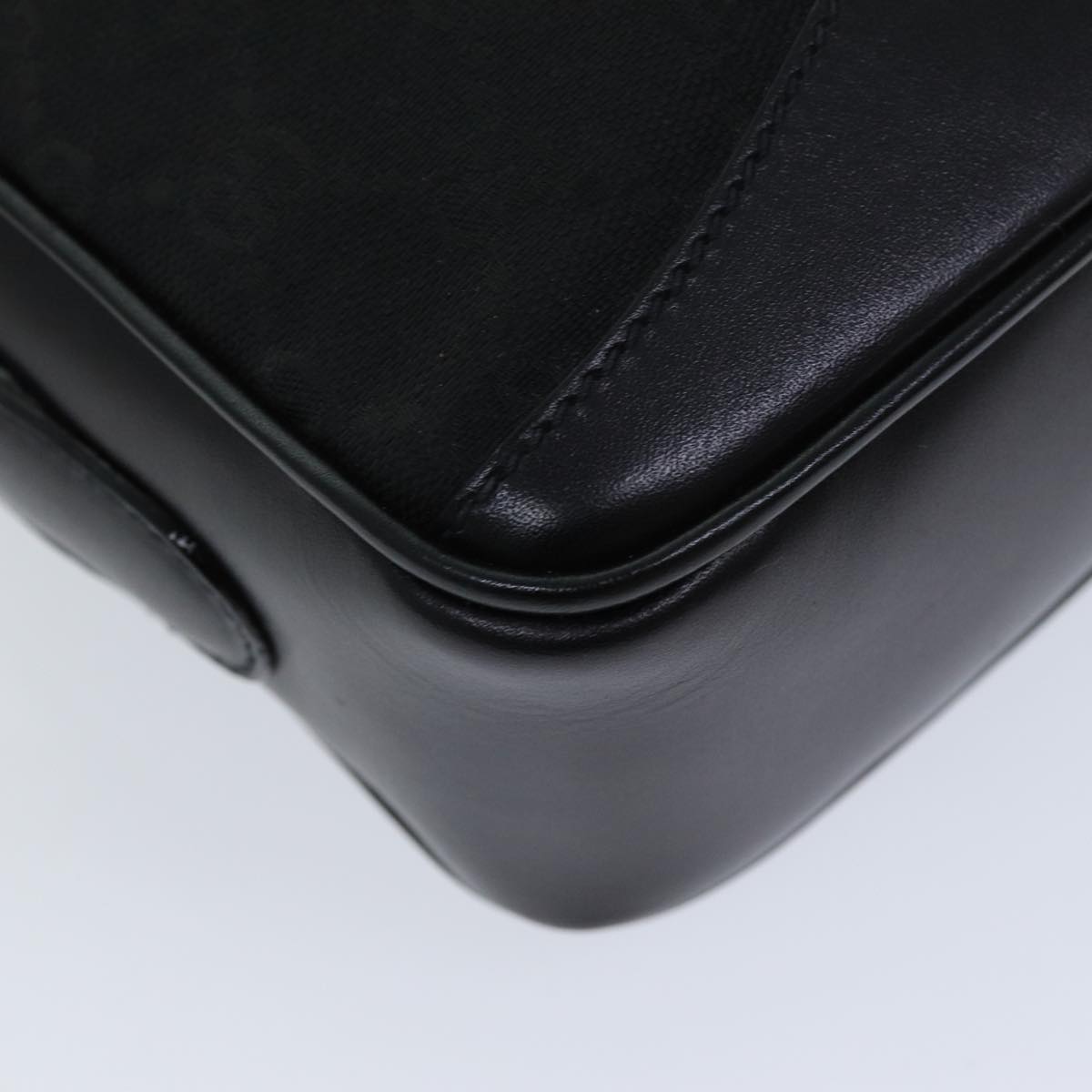 GUCCI GG Canvas Shoulder Bag Black 007 123 0225 76695