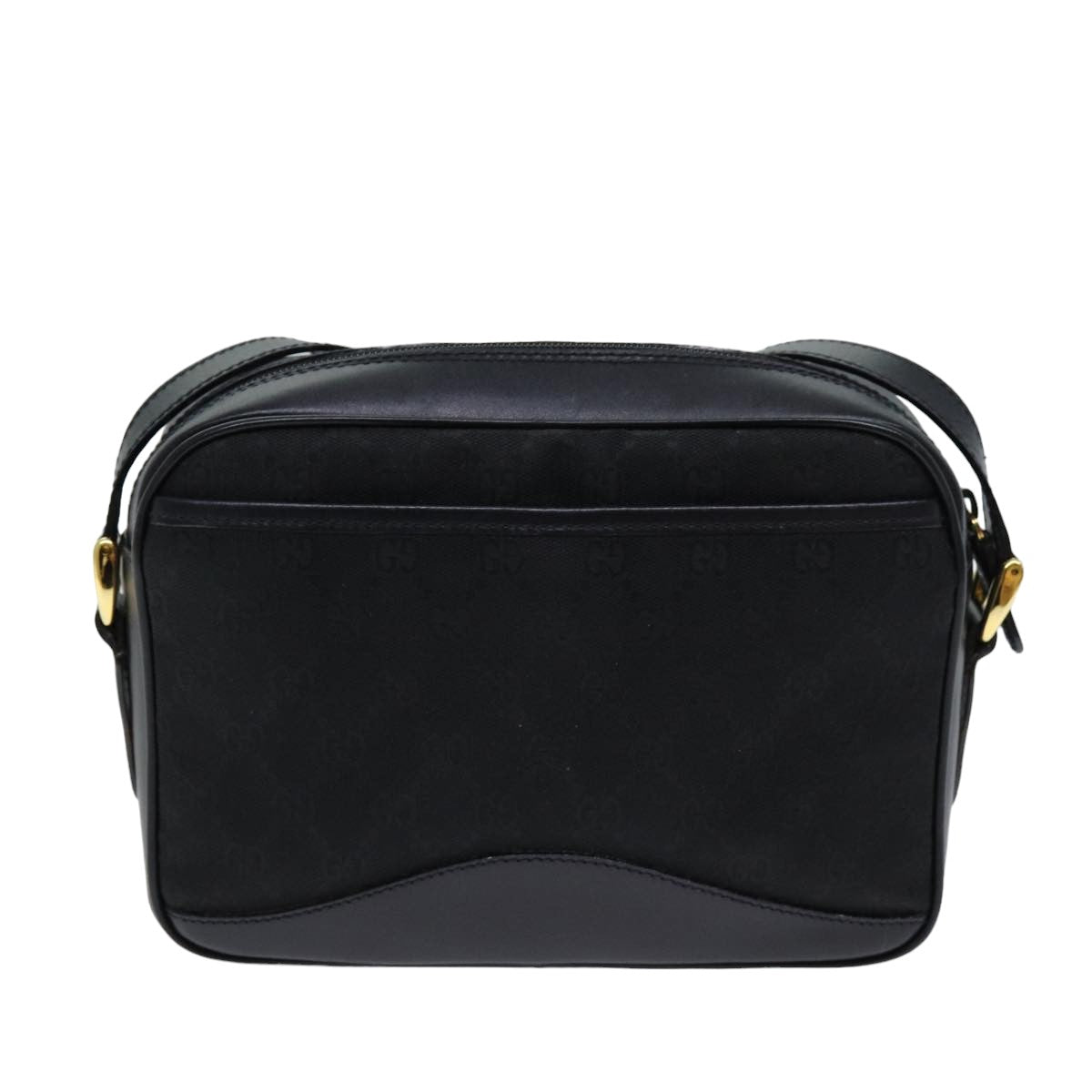 GUCCI GG Canvas Shoulder Bag Black 007 123 0225 76695