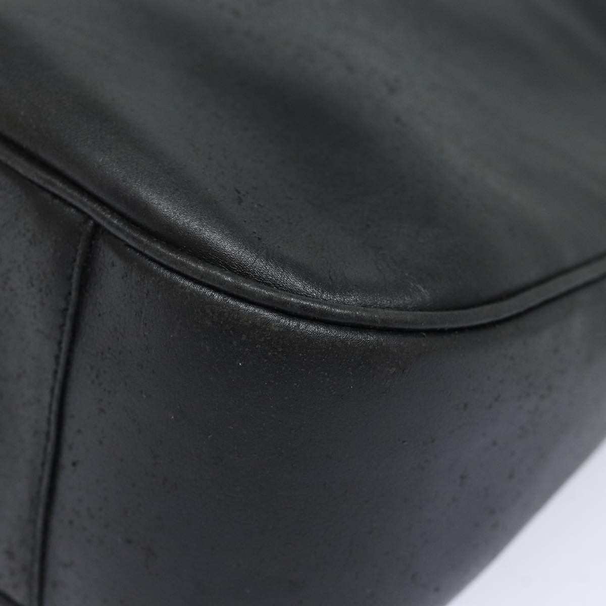 GUCCI Bamboo Hand Bag Leather Black 001 0166 1577 76719