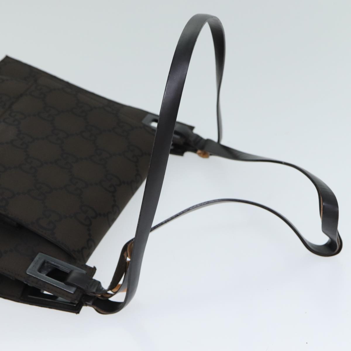 GUCCI GG Canvas Hand Bag 3Set Black Brown 76727